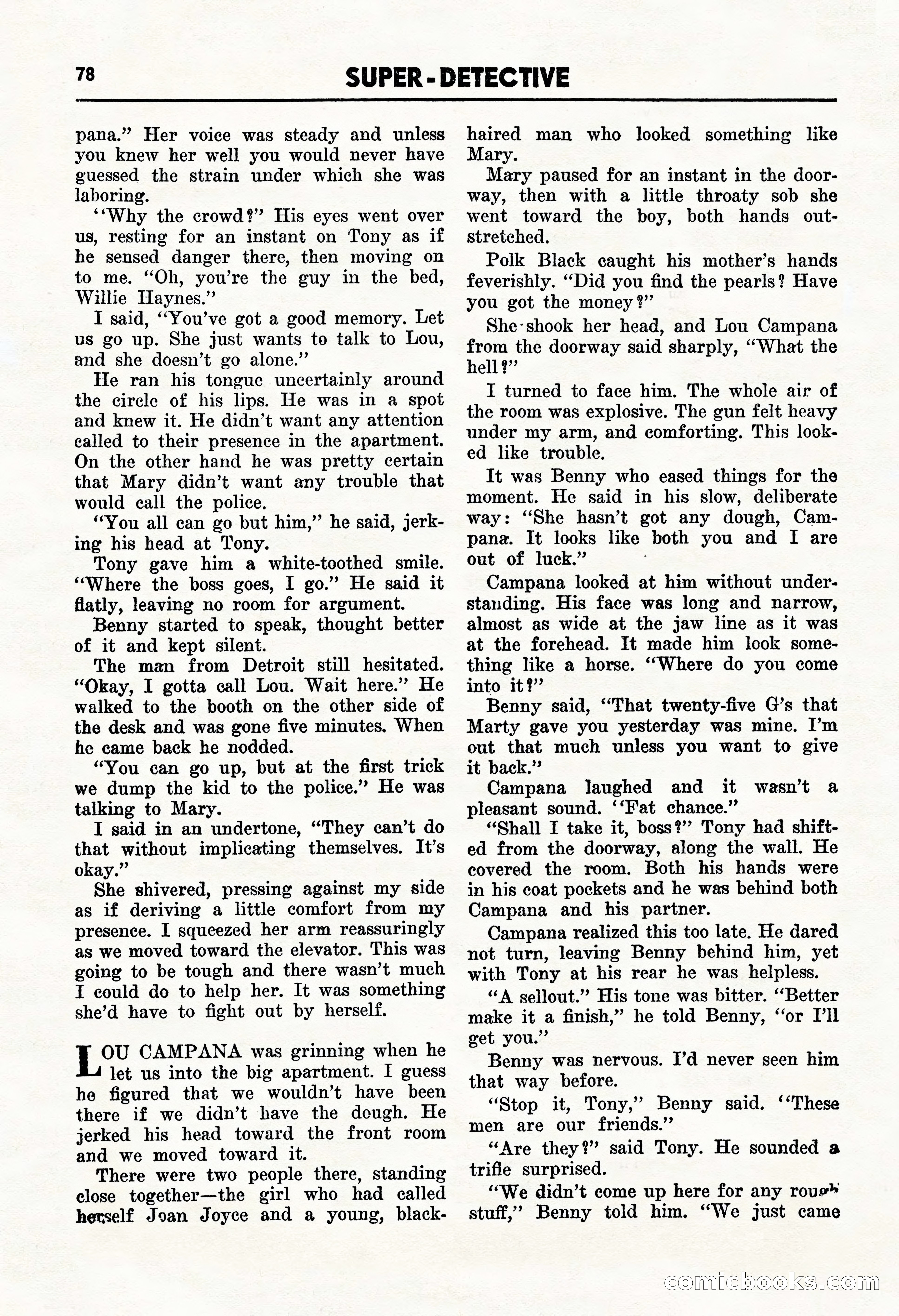Super Detective, January 1946 — page 80 of 100