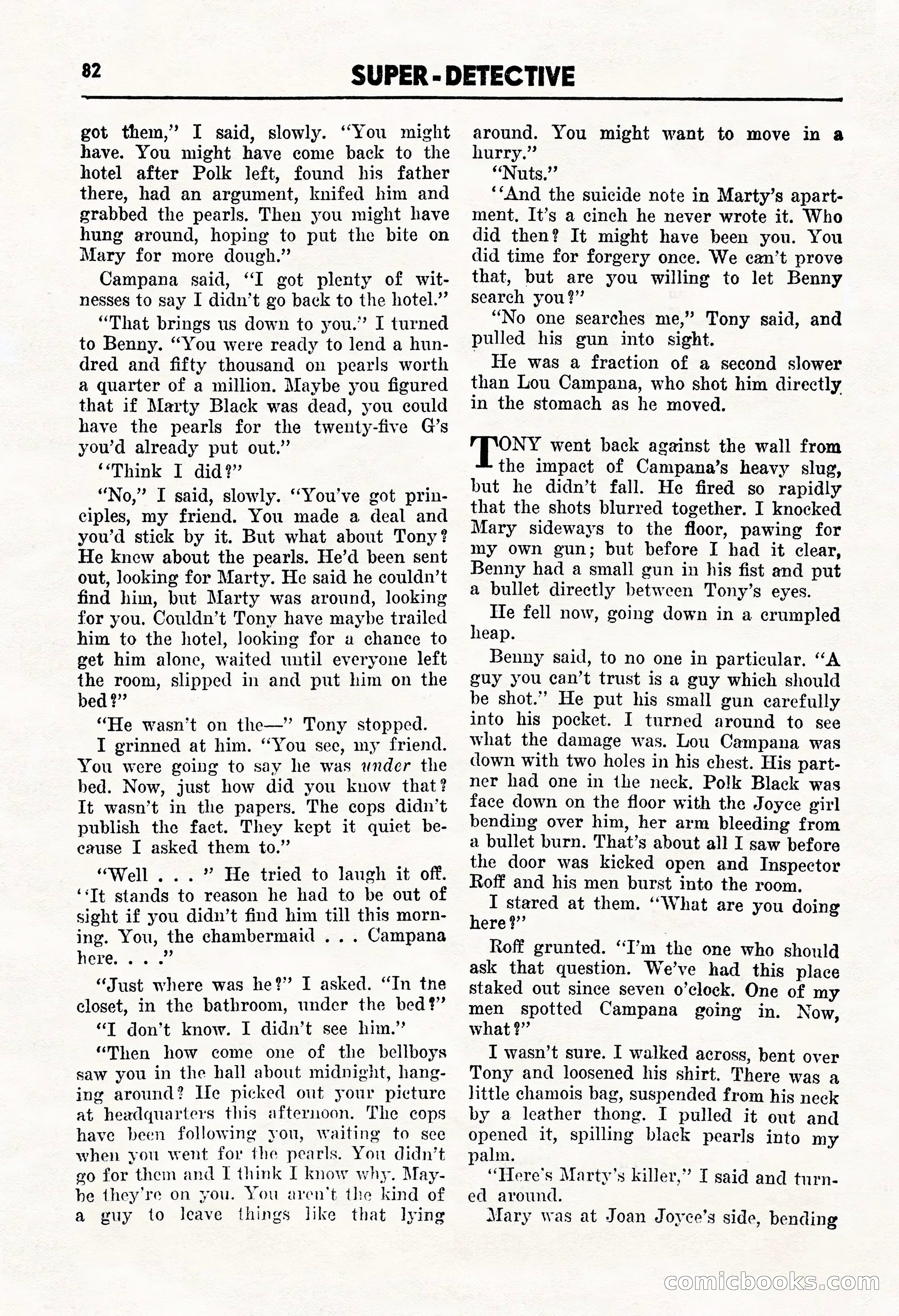 Super Detective, January 1946 — page 84 of 100
