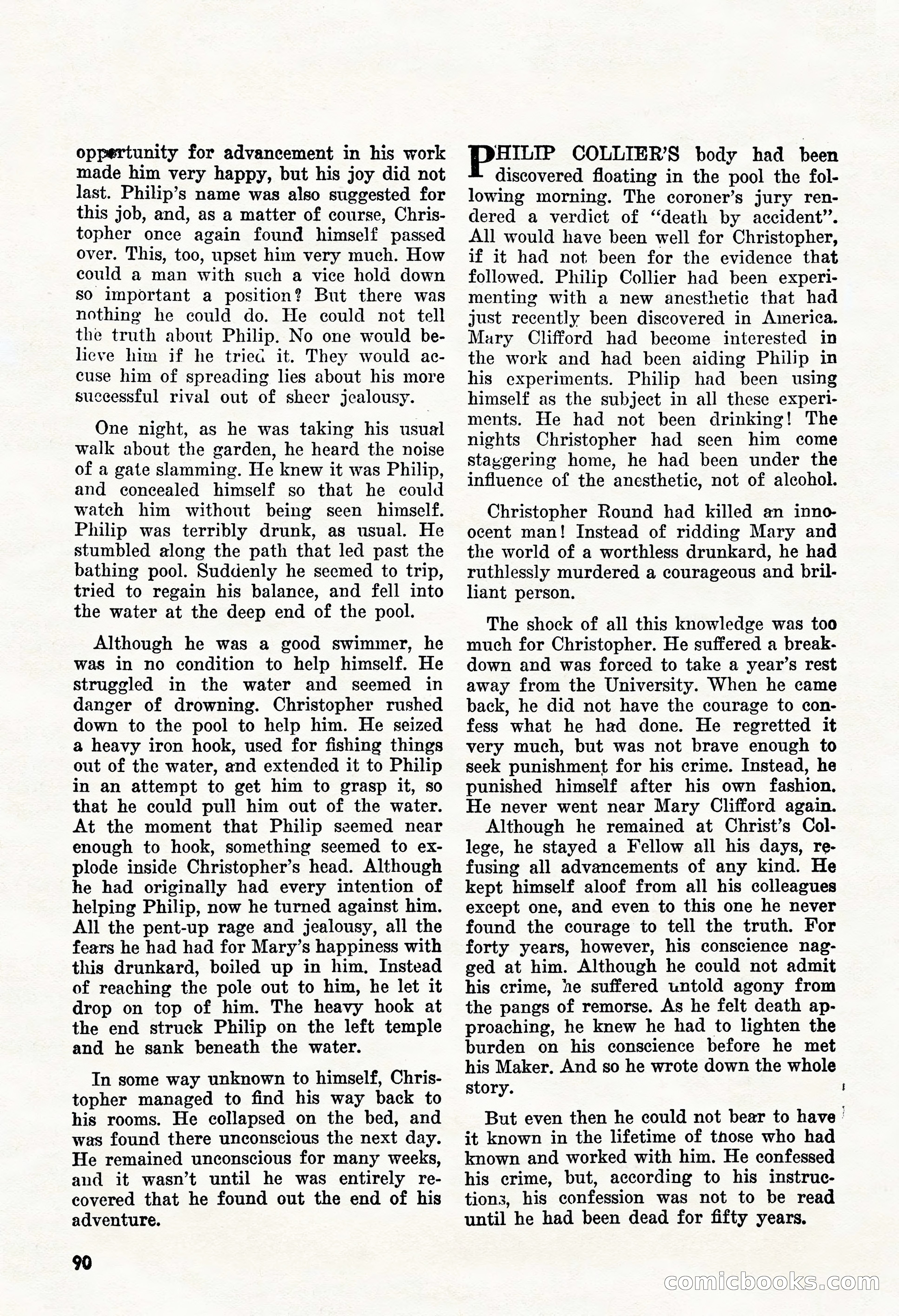 Super Detective, January 1946 — page 92 of 100
