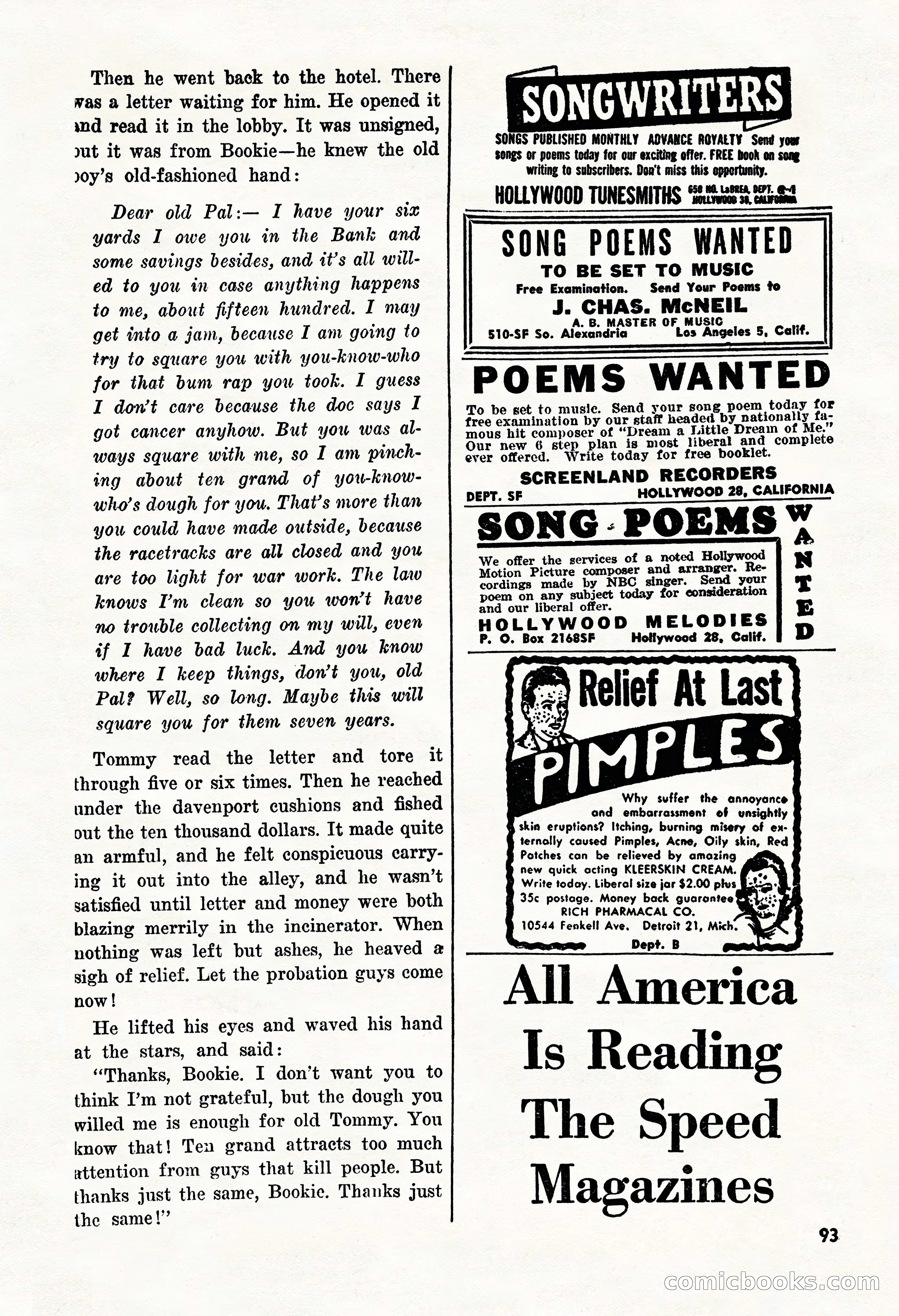 Super Detective, January 1946 — page 95 of 100