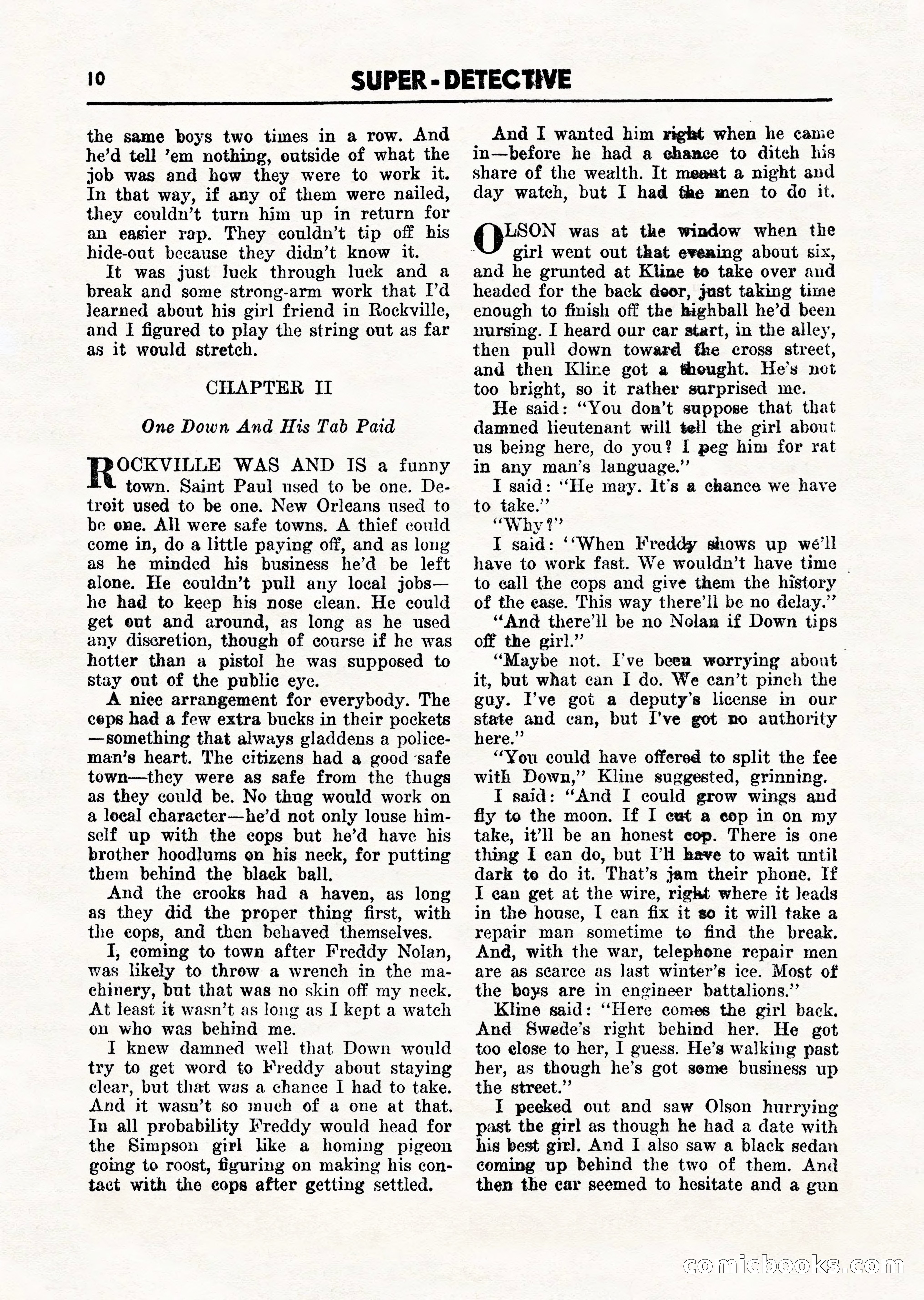 Super Detective, March 1946 — page 12 of 100