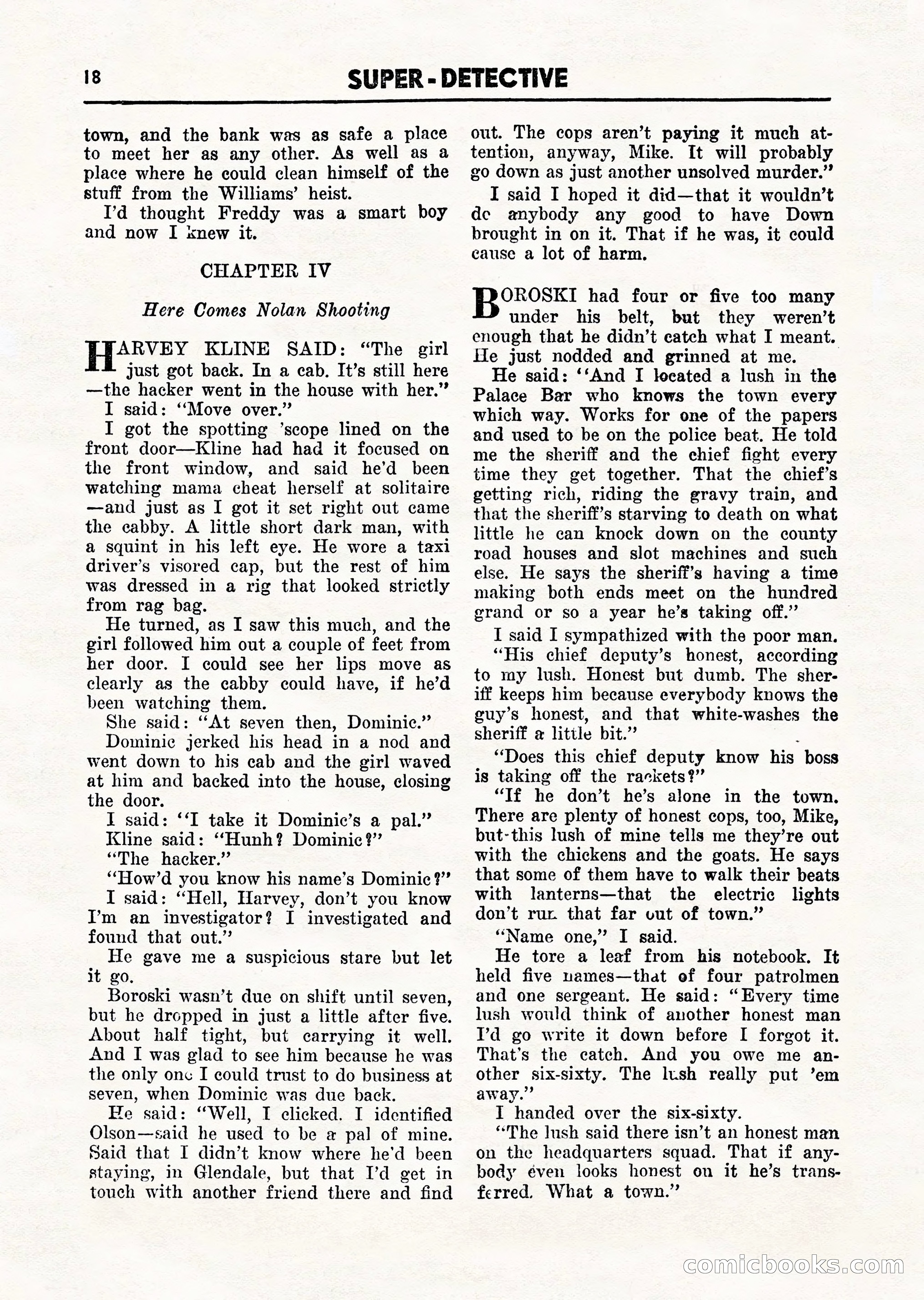 Super Detective, March 1946 — page 20 of 100