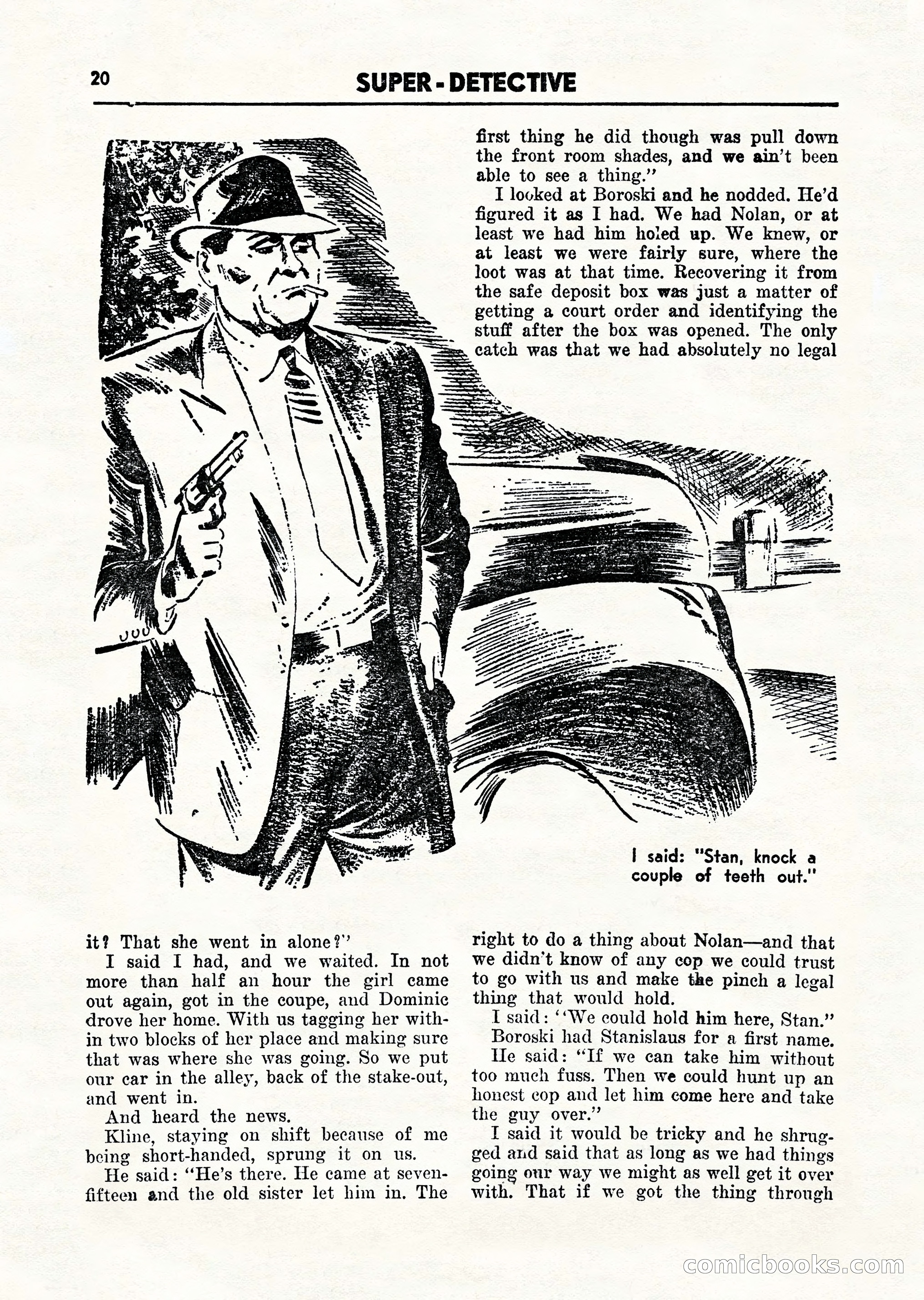 Super Detective, March 1946 — page 22 of 100