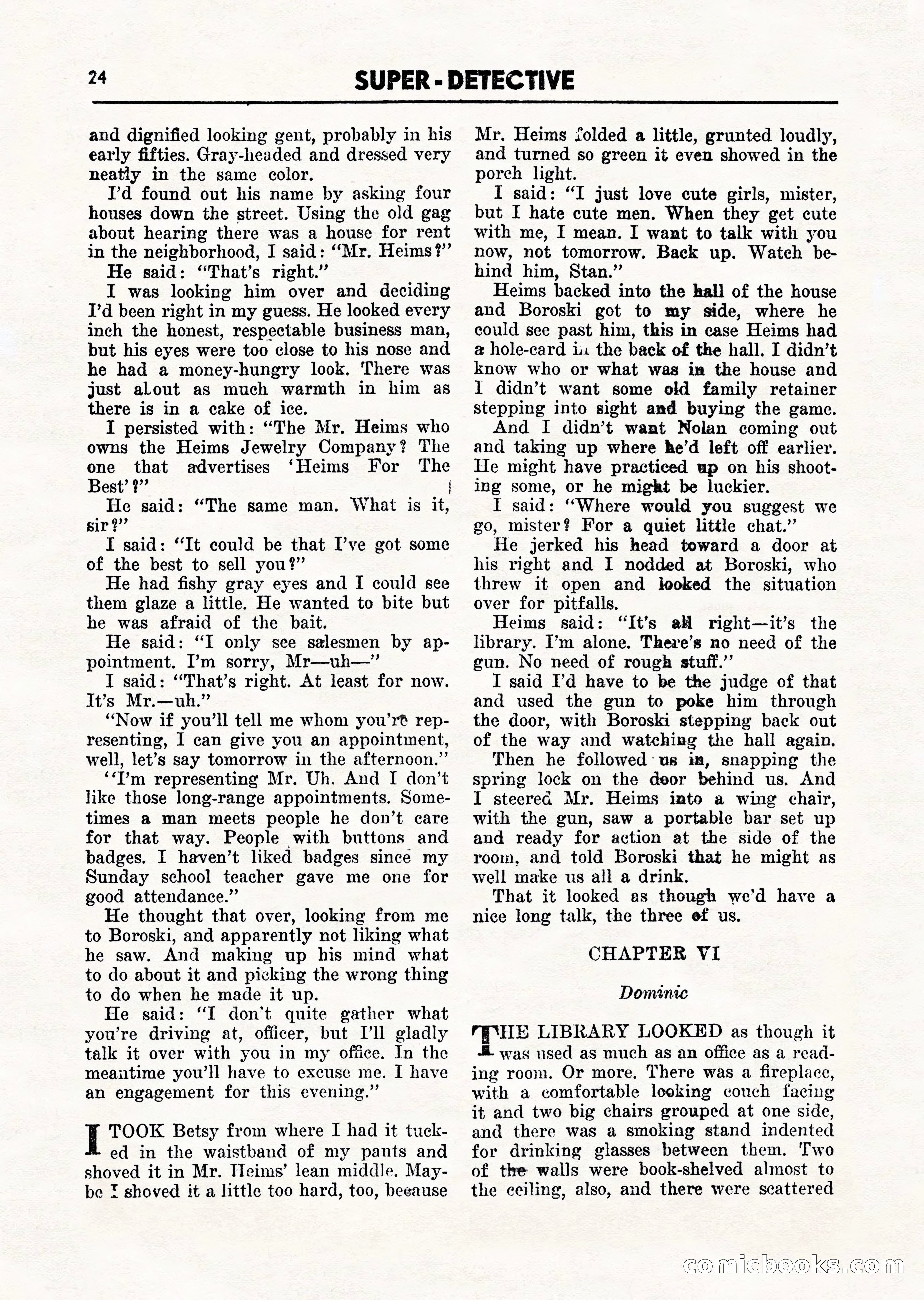 Super Detective, March 1946 — page 26 of 100