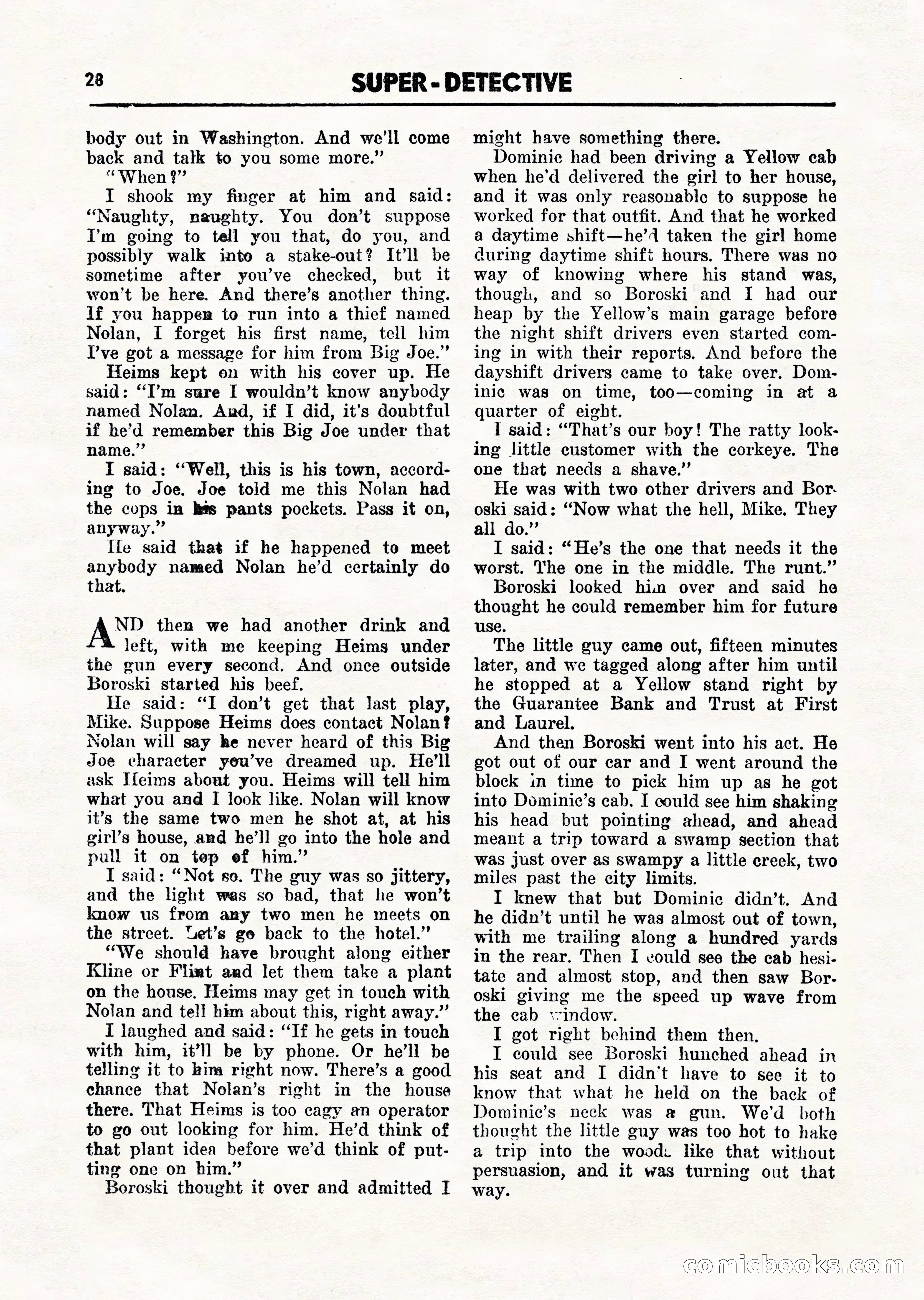 Super Detective, March 1946 — page 30 of 100