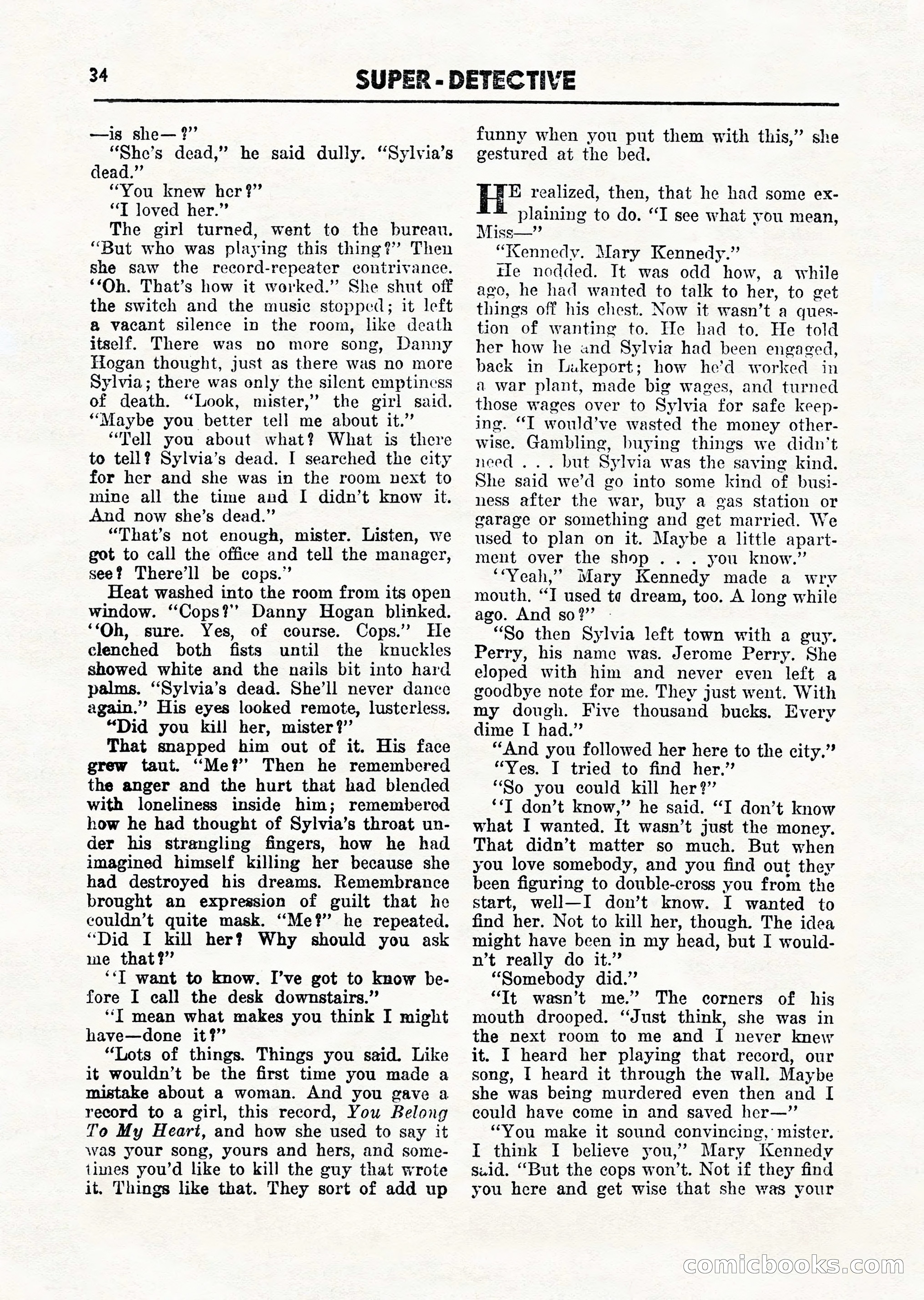 Super Detective, March 1946 — page 36 of 100