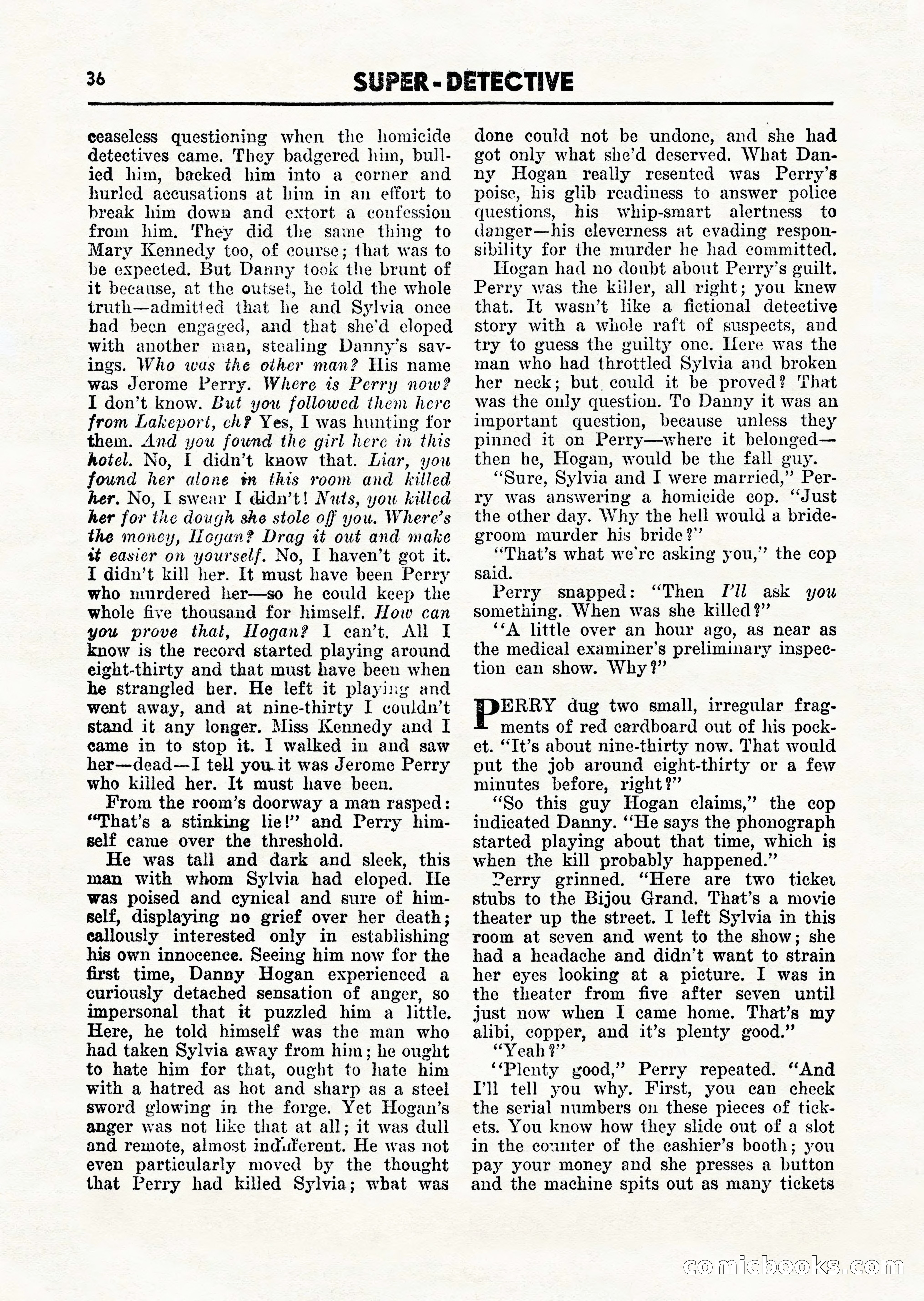 Super Detective, March 1946 — page 38 of 100