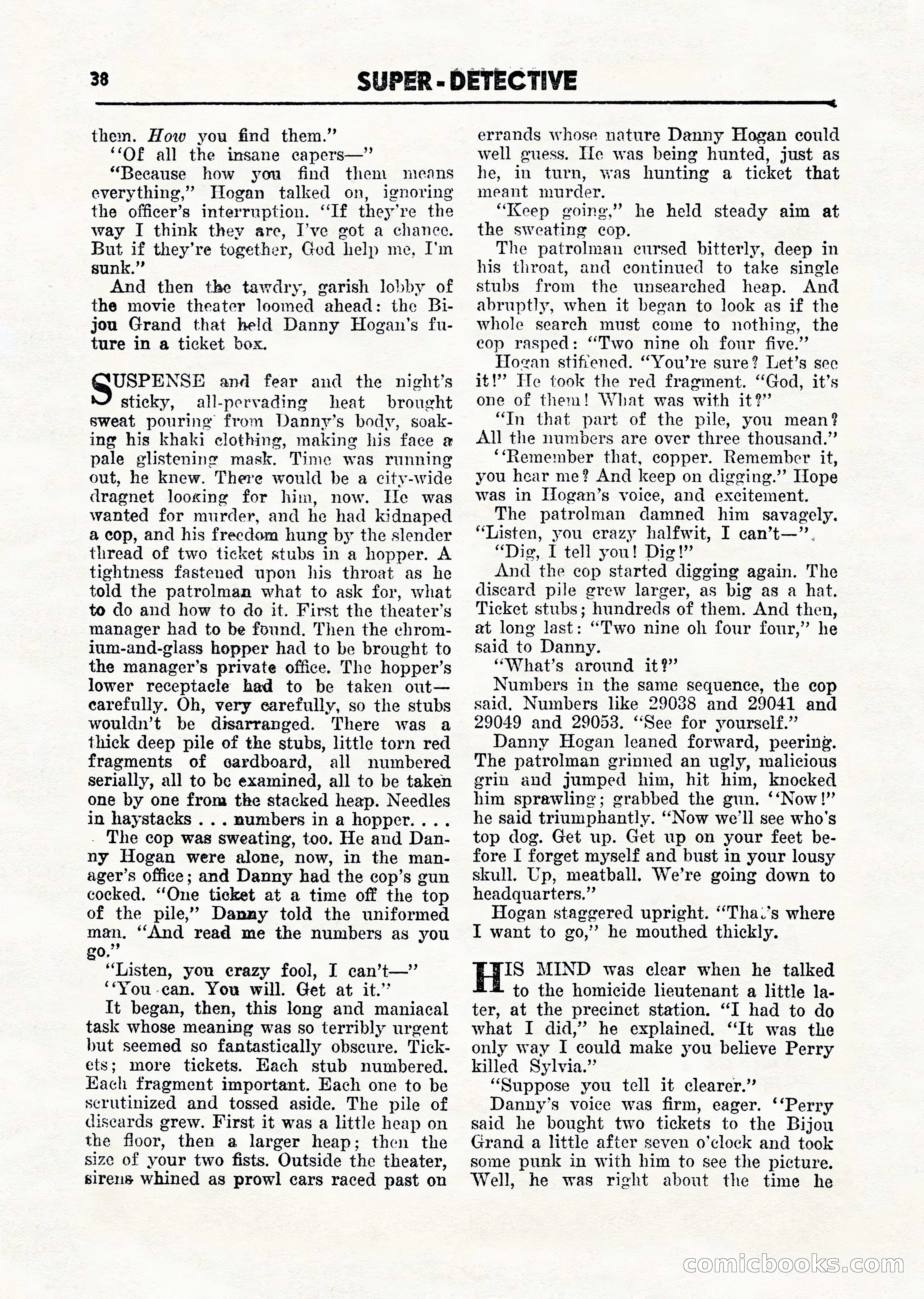 Super Detective, March 1946 — page 40 of 100
