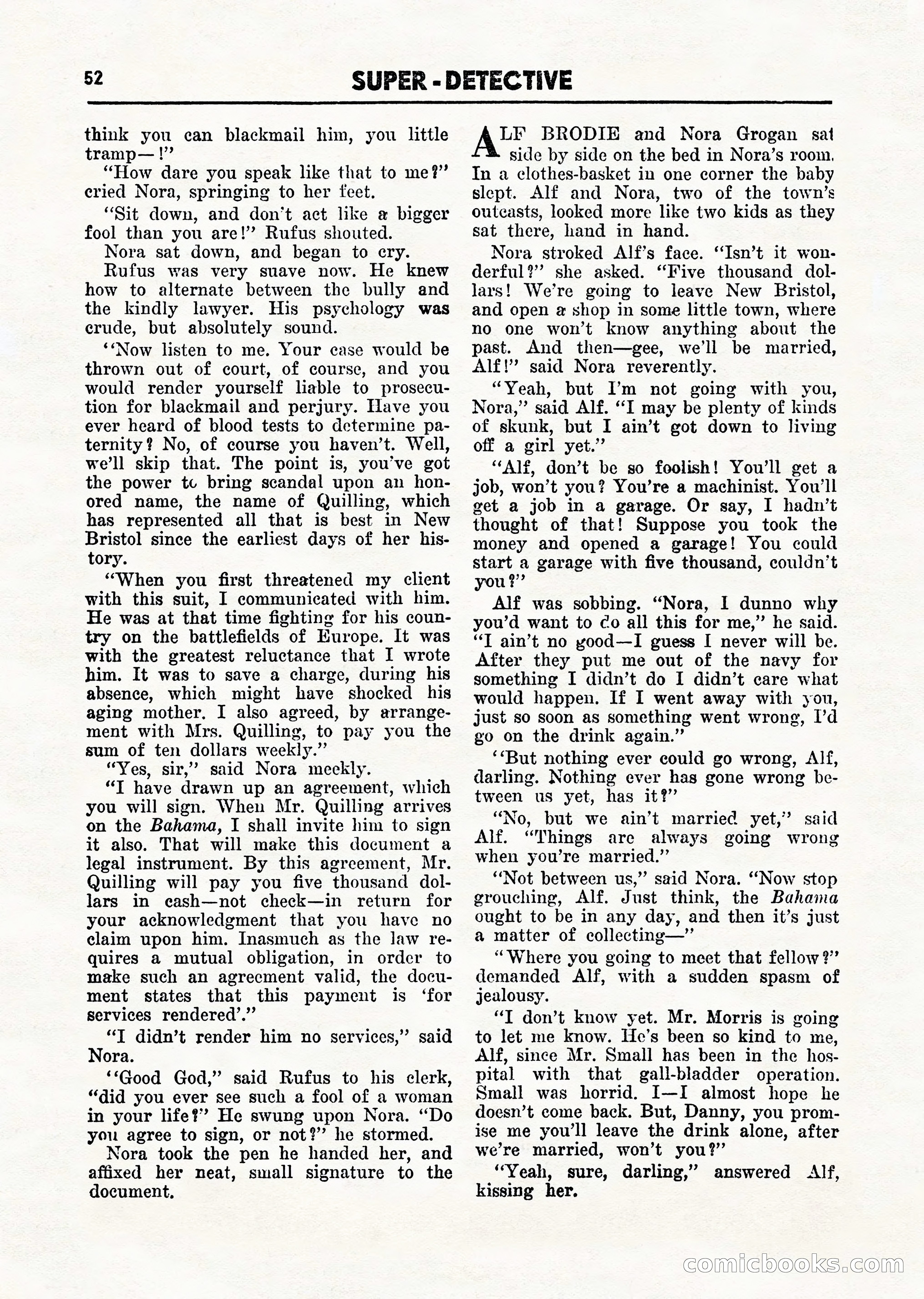 Super Detective, March 1946 — page 54 of 100