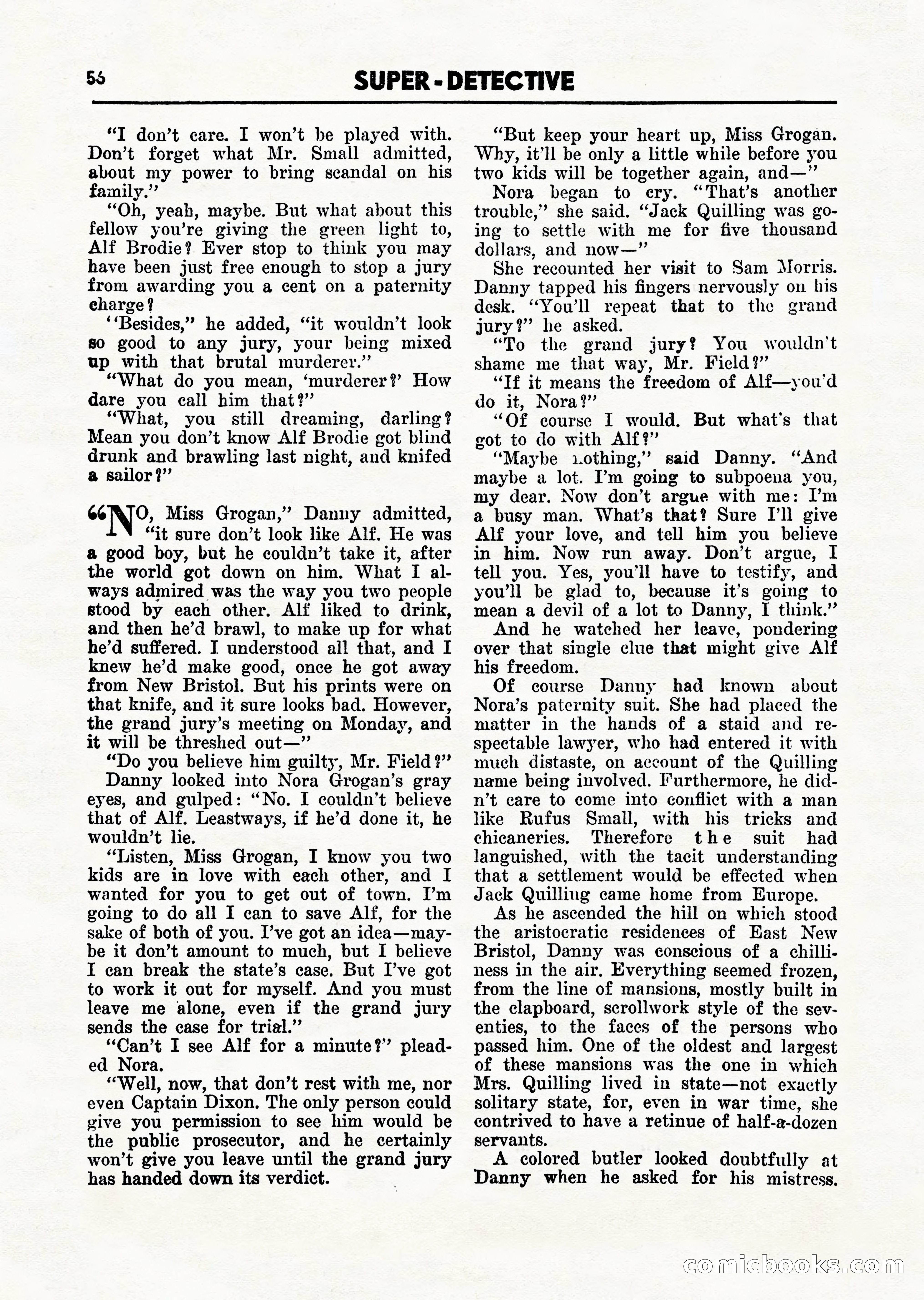 Super Detective, March 1946 — page 58 of 100