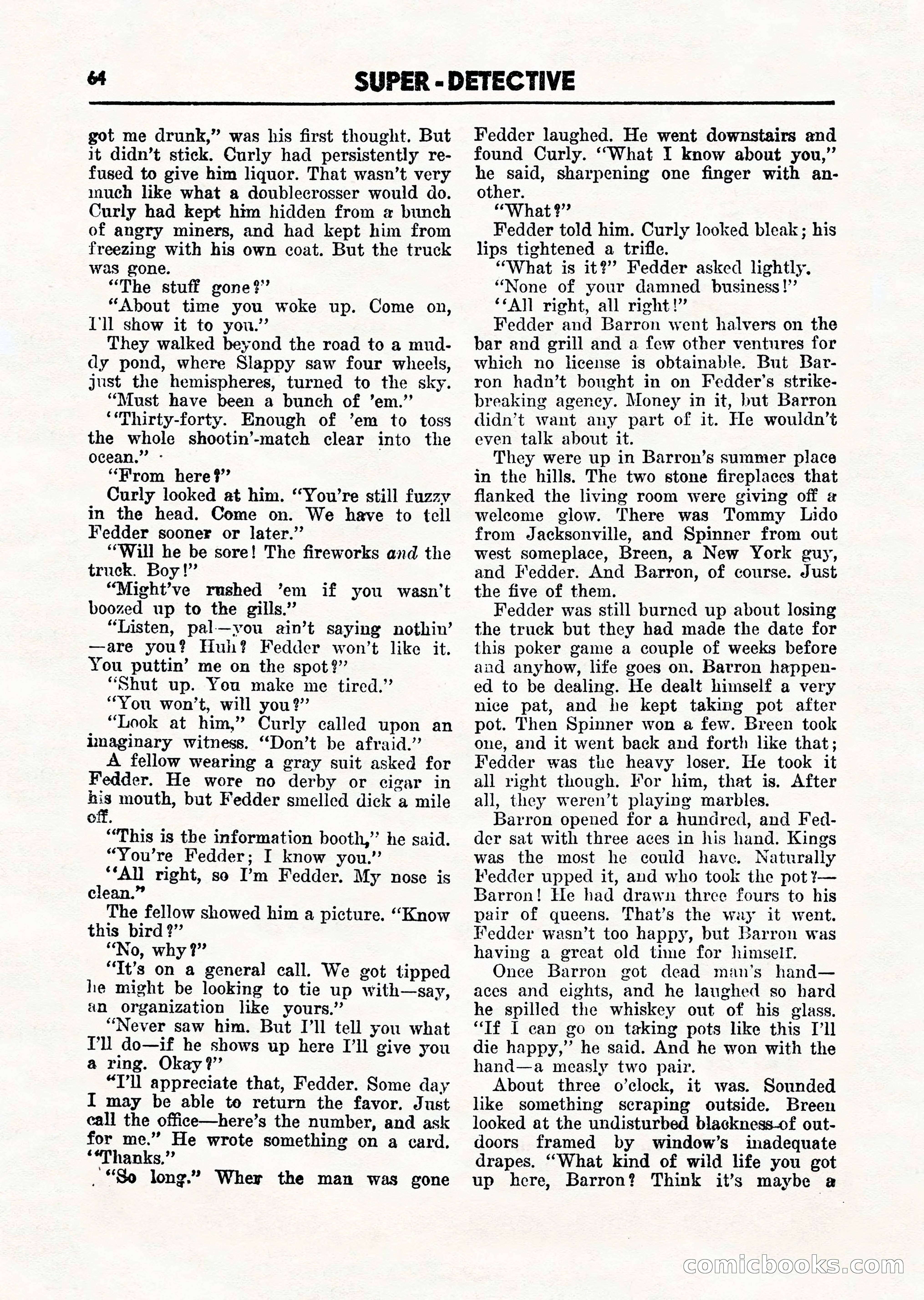 Super Detective, March 1946 — page 66 of 100
