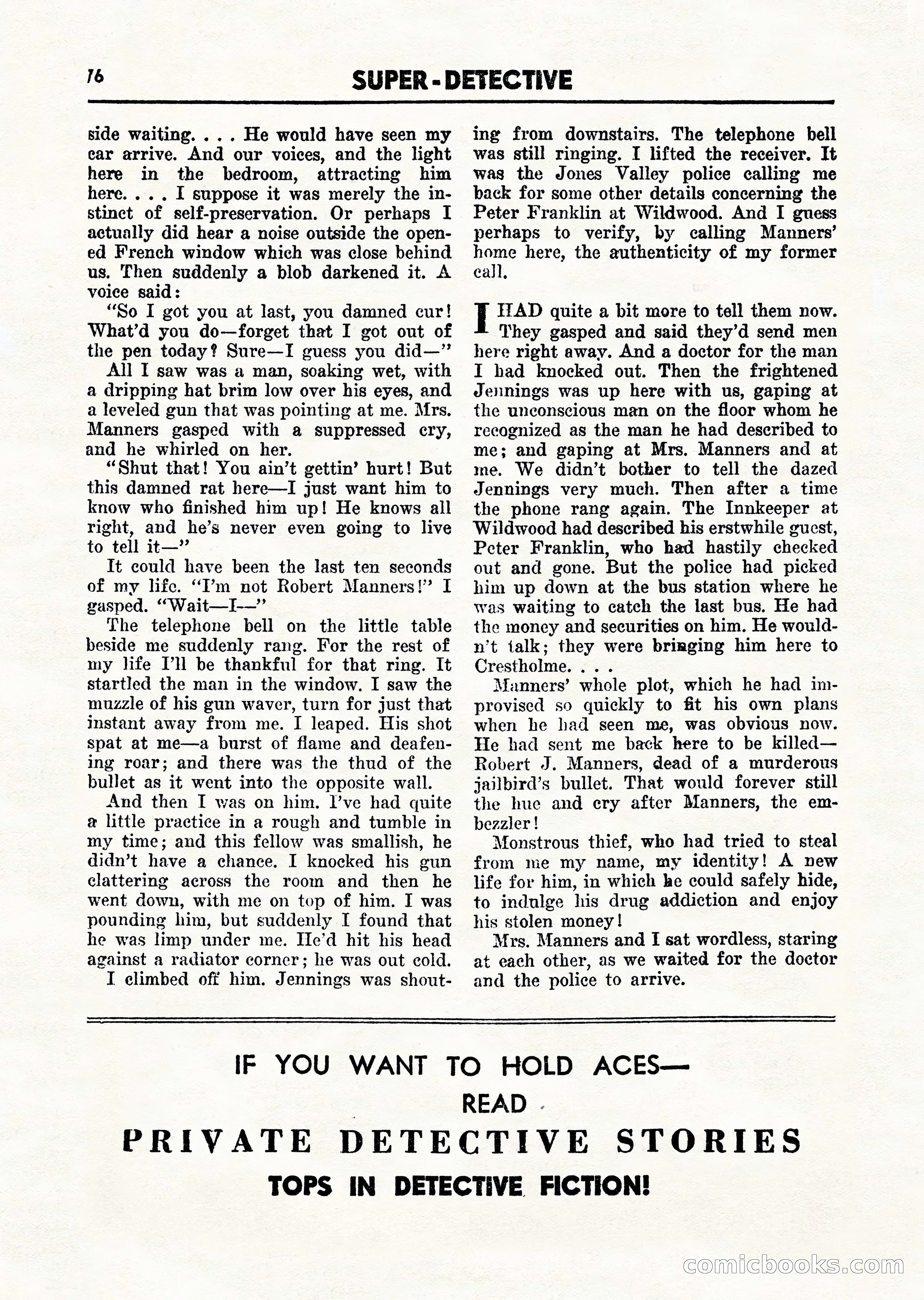 Super Detective, March 1946 — page 78 of 100