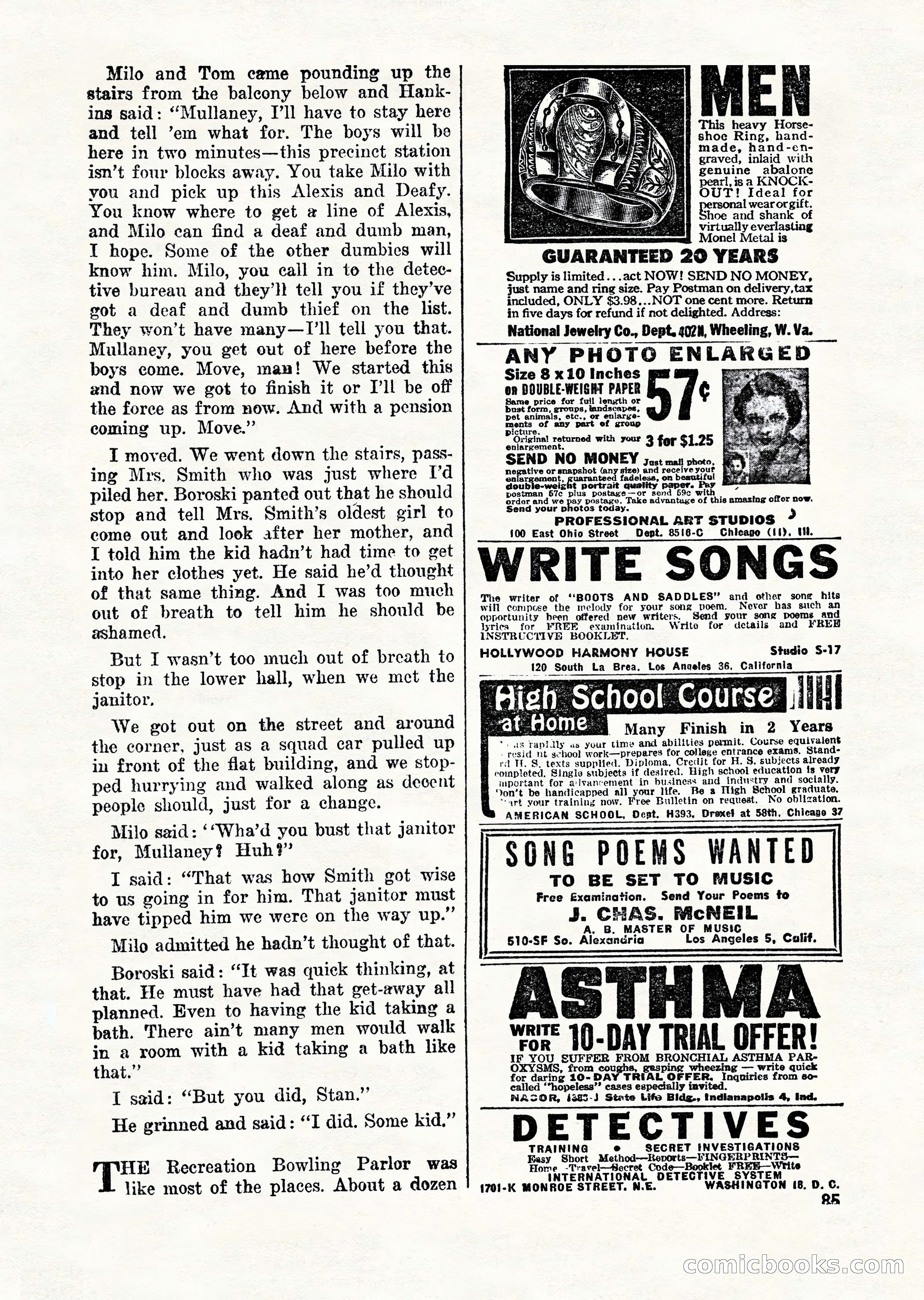 Super Detective, March 1946 — page 87 of 100