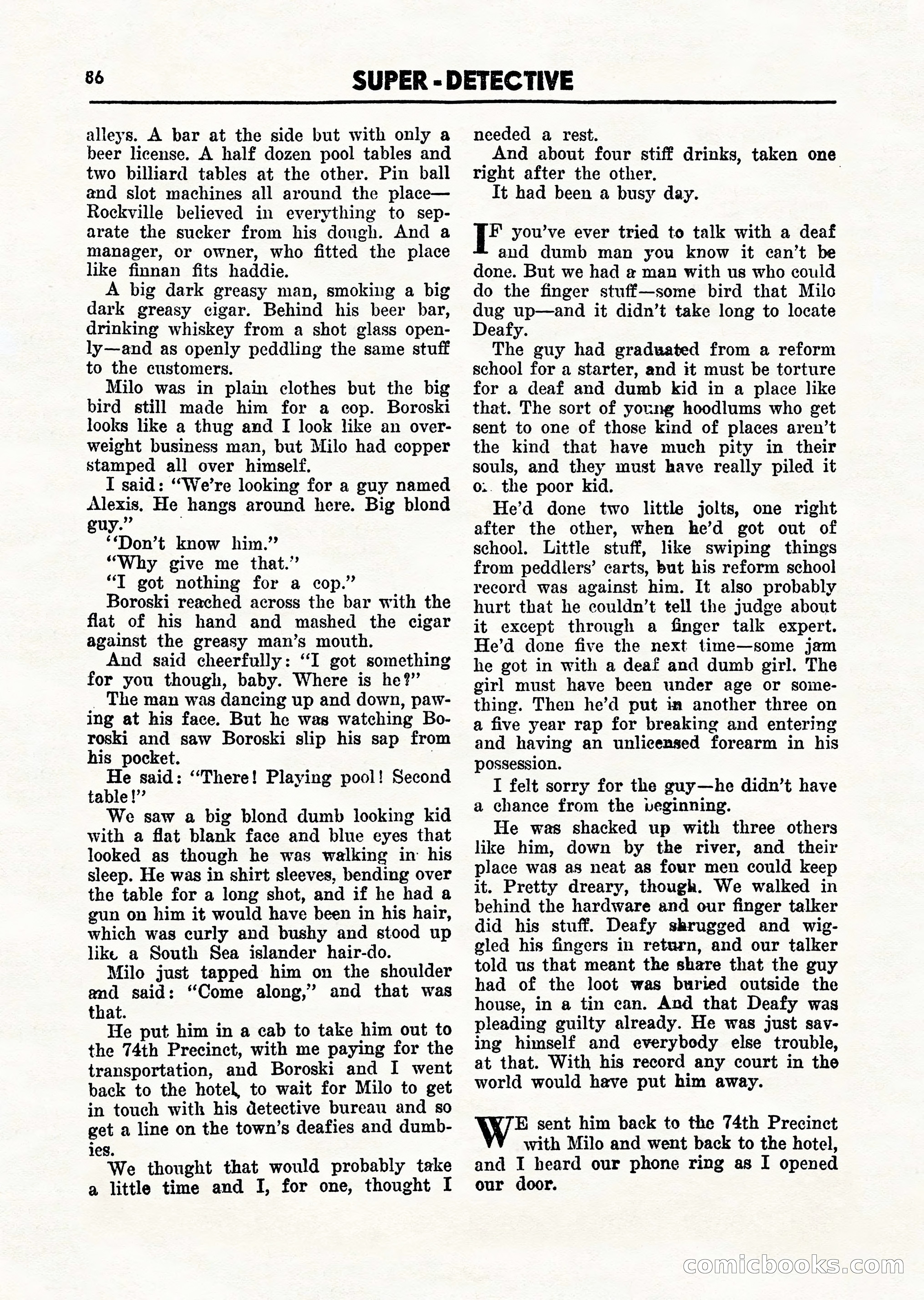 Super Detective, March 1946 — page 88 of 100