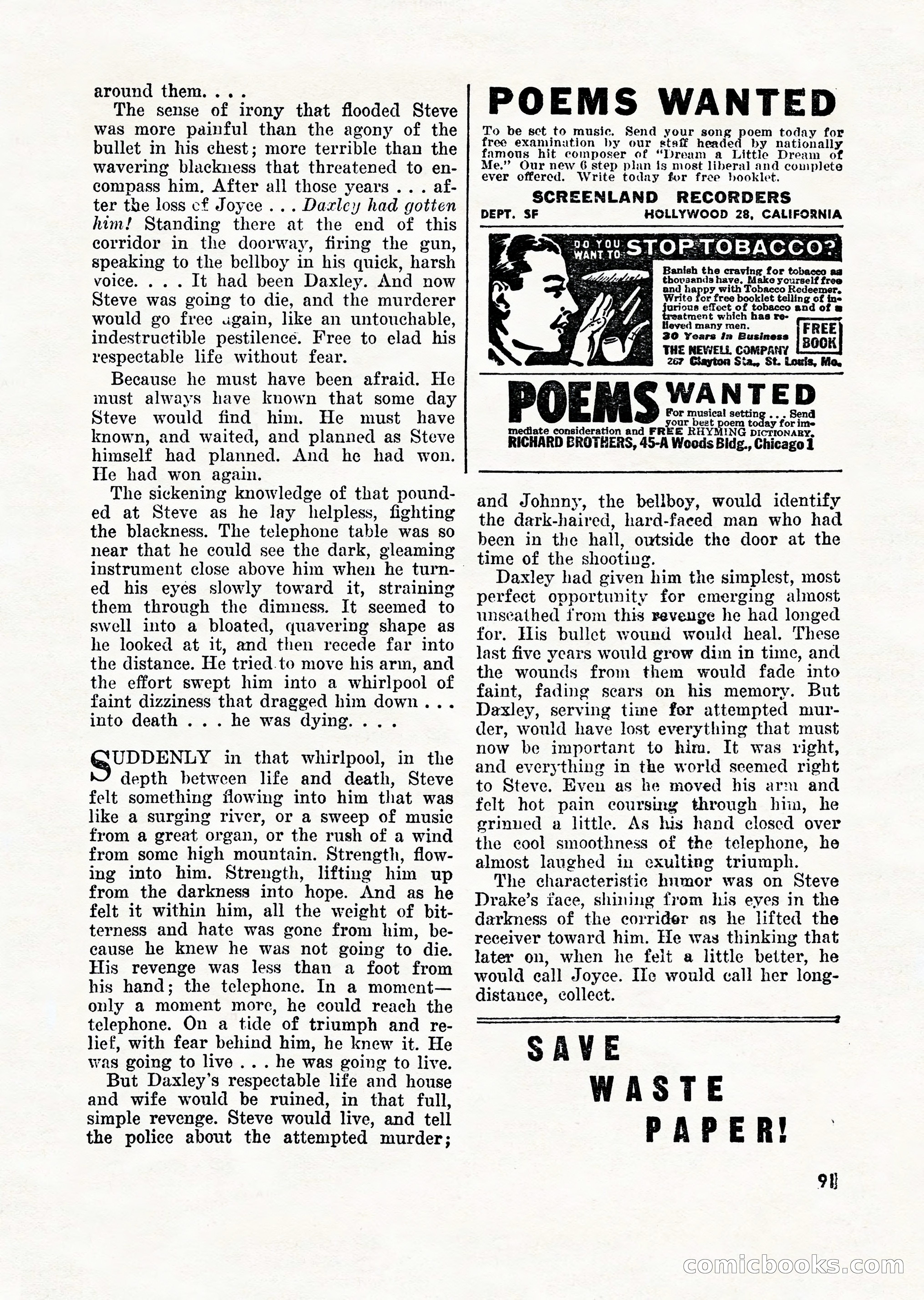 Super Detective, March 1946 — page 93 of 100