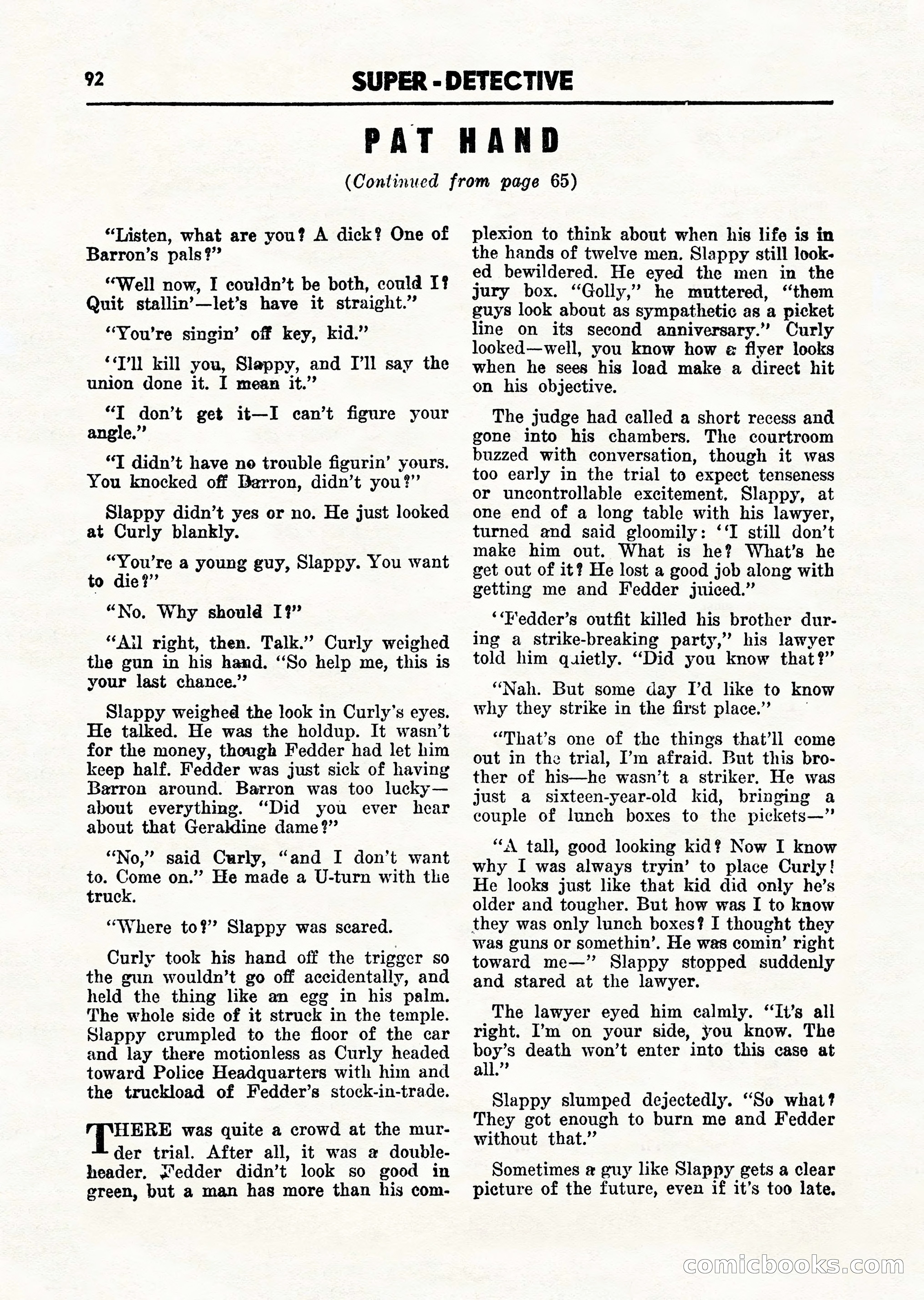 Super Detective, March 1946 — page 94 of 100