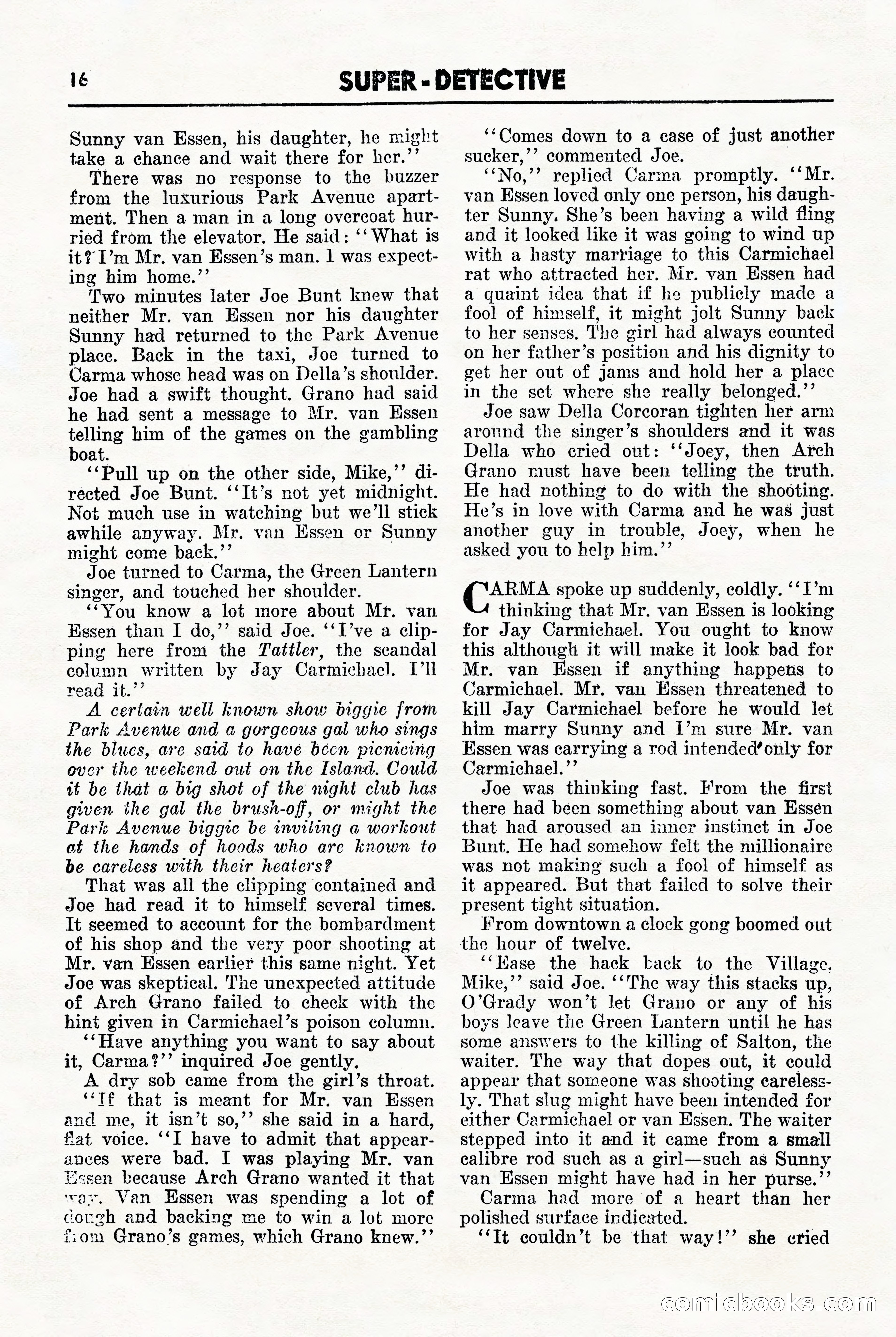 Super-Detective, November 1946 — page 16 of 132