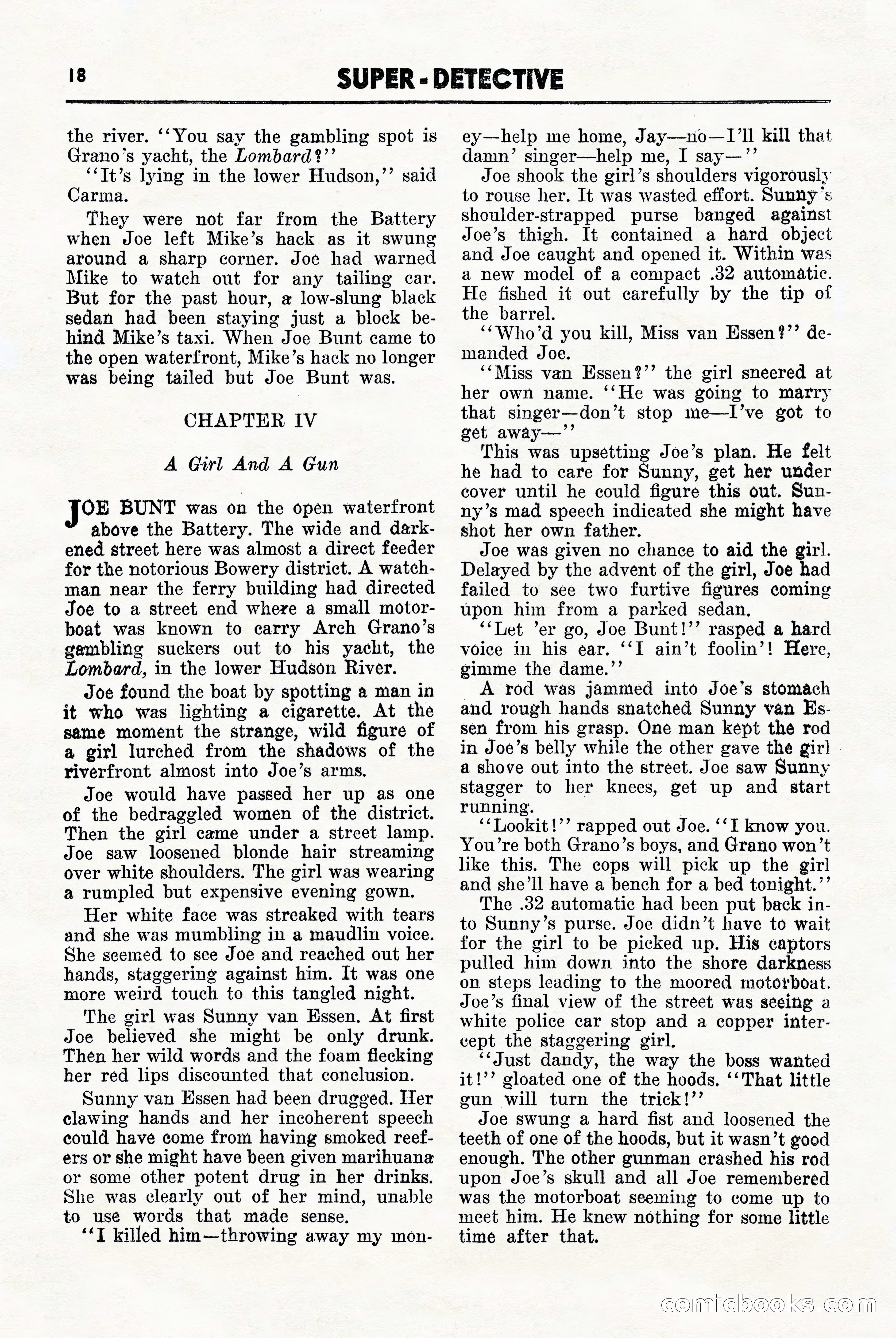 Super-Detective, November 1946 — page 18 of 132