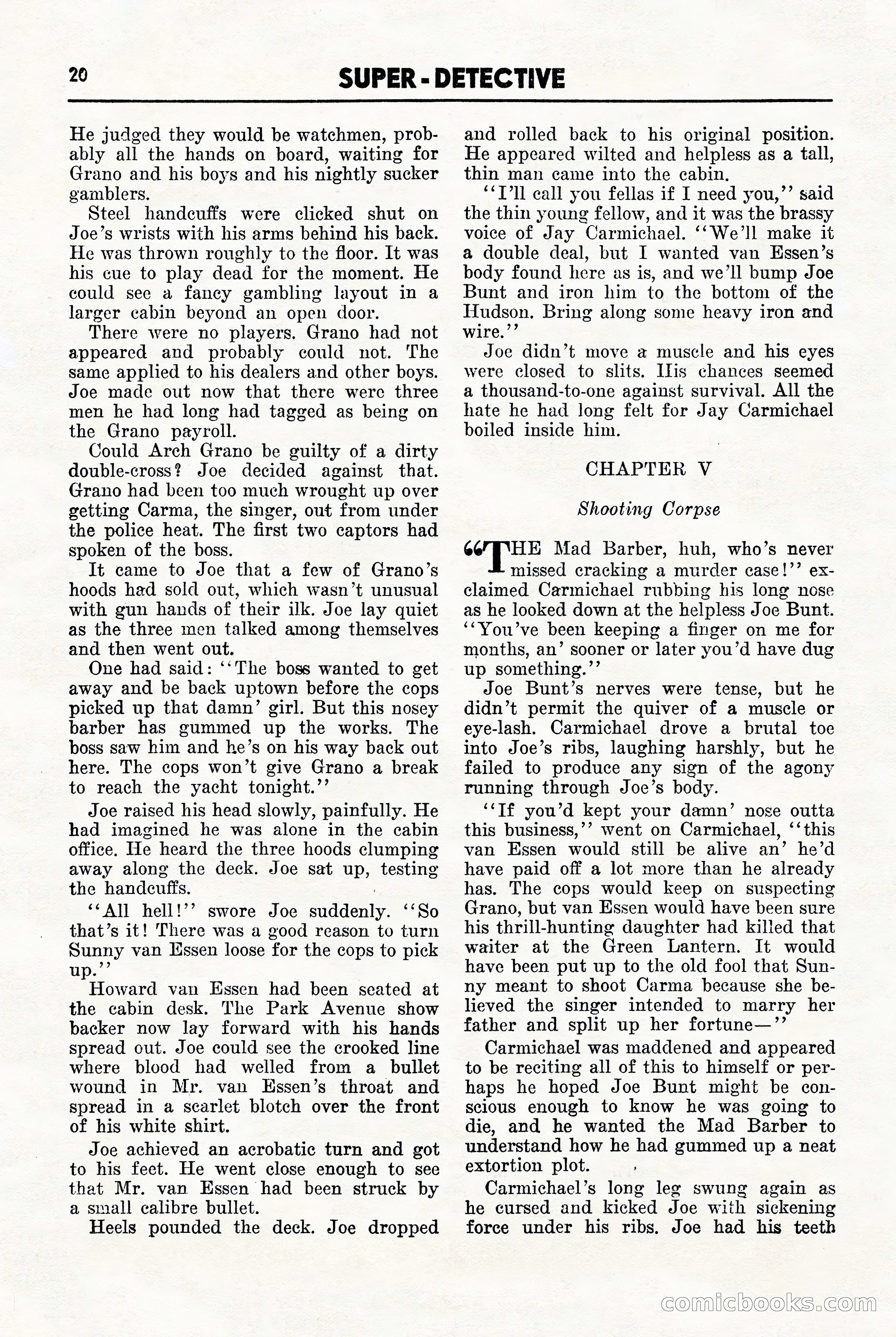 Super-Detective, November 1946 — page 20 of 132