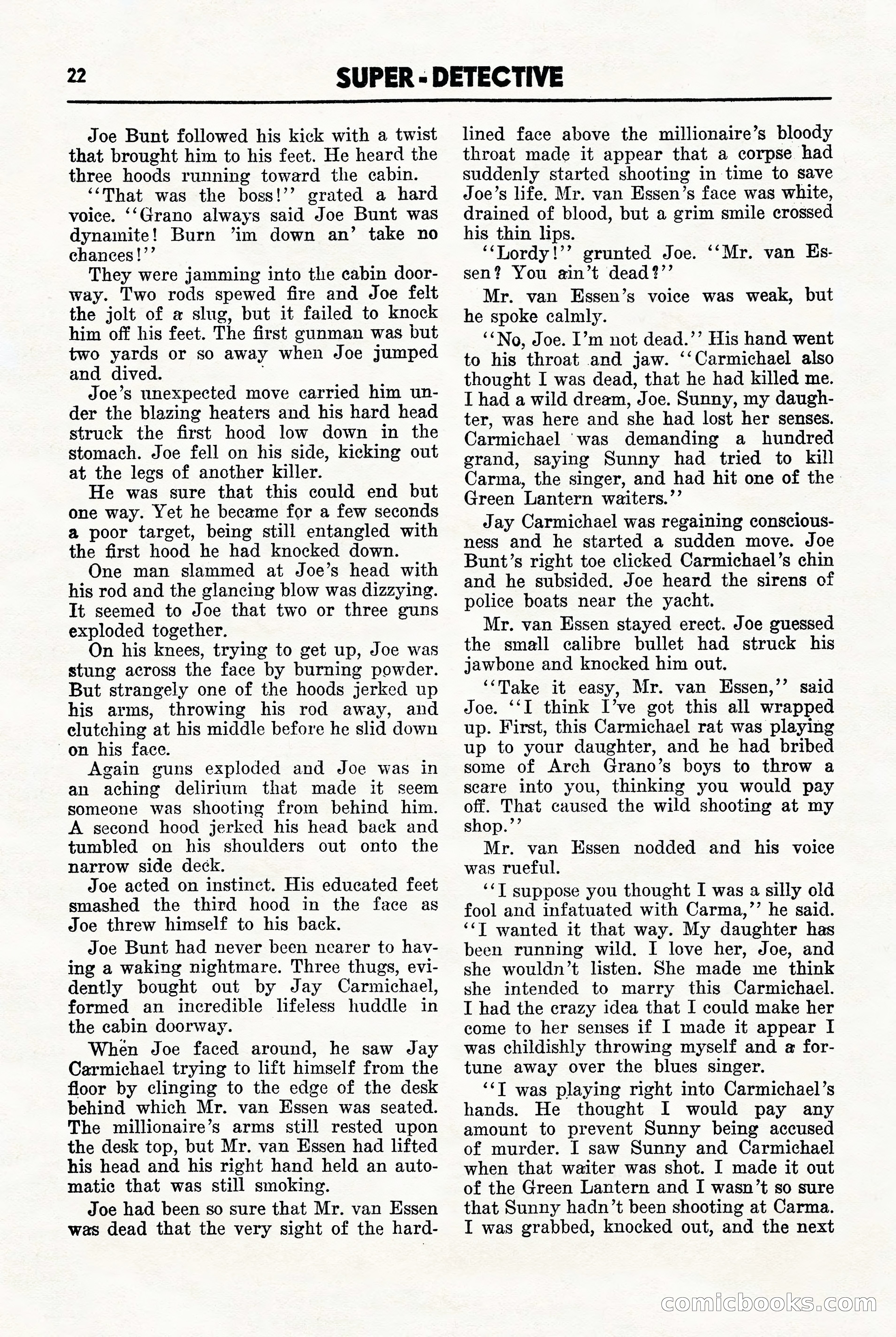 Super-Detective, November 1946 — page 22 of 132