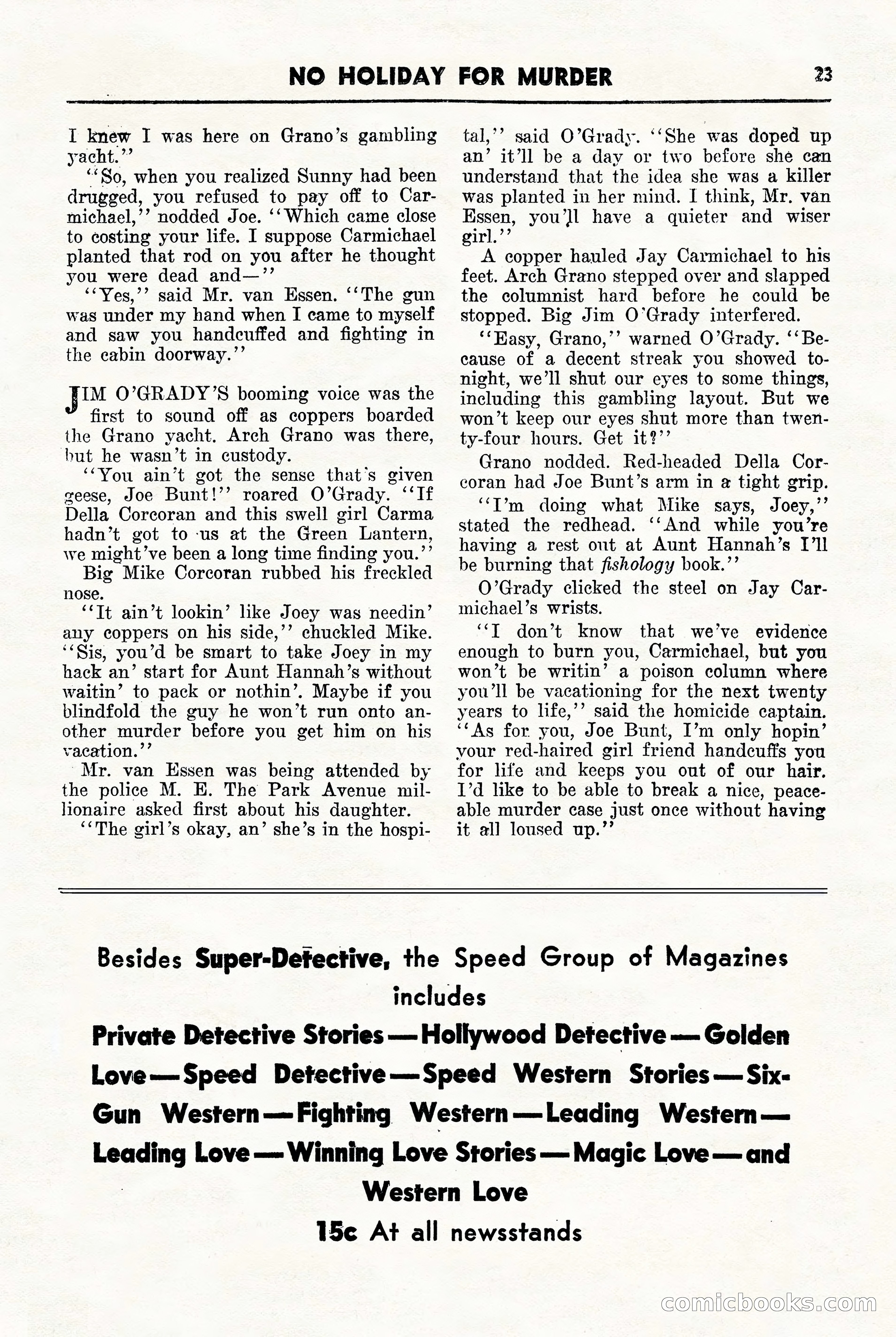 Super-Detective, November 1946 — page 23 of 132