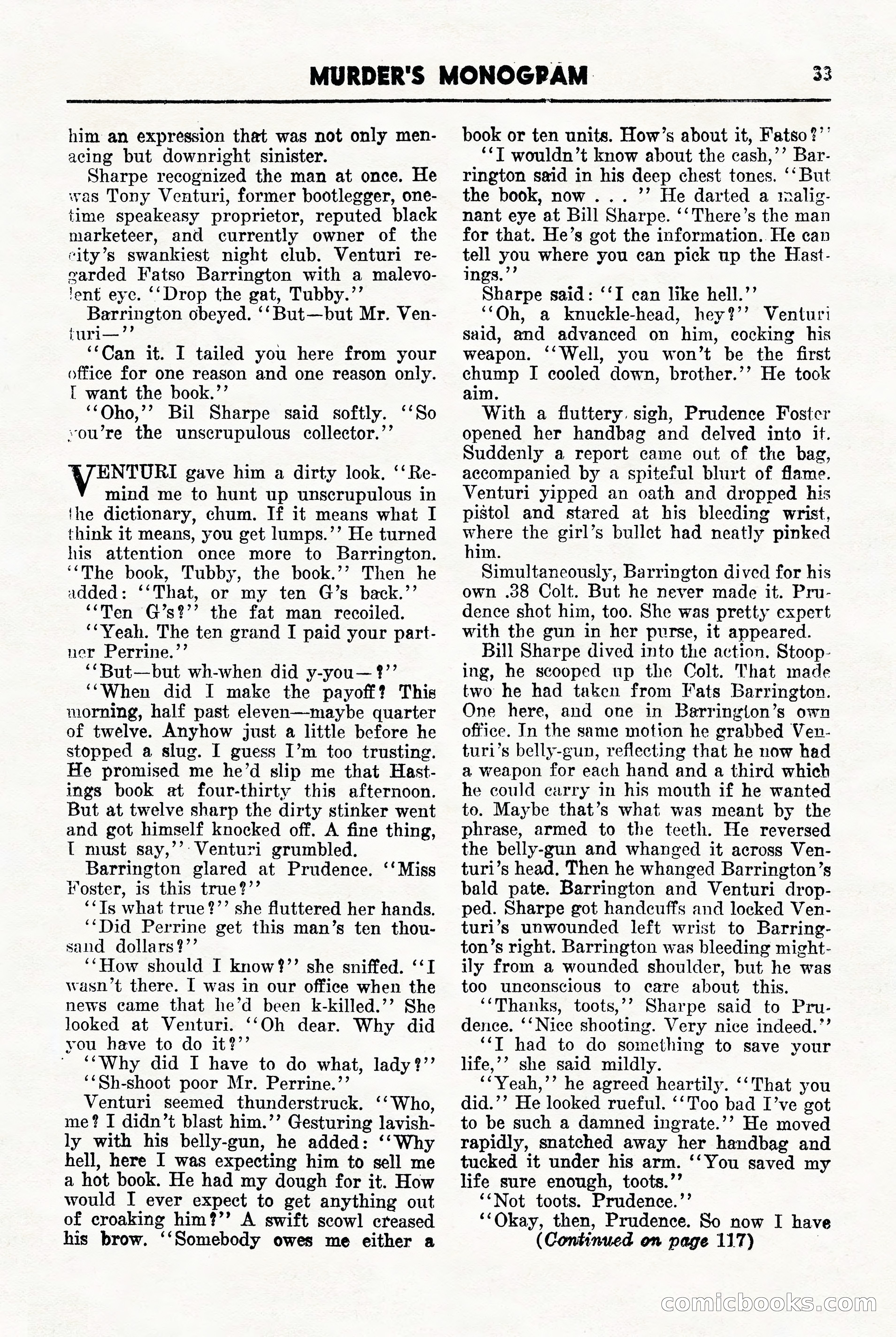 Super-Detective, November 1946 — page 33 of 132