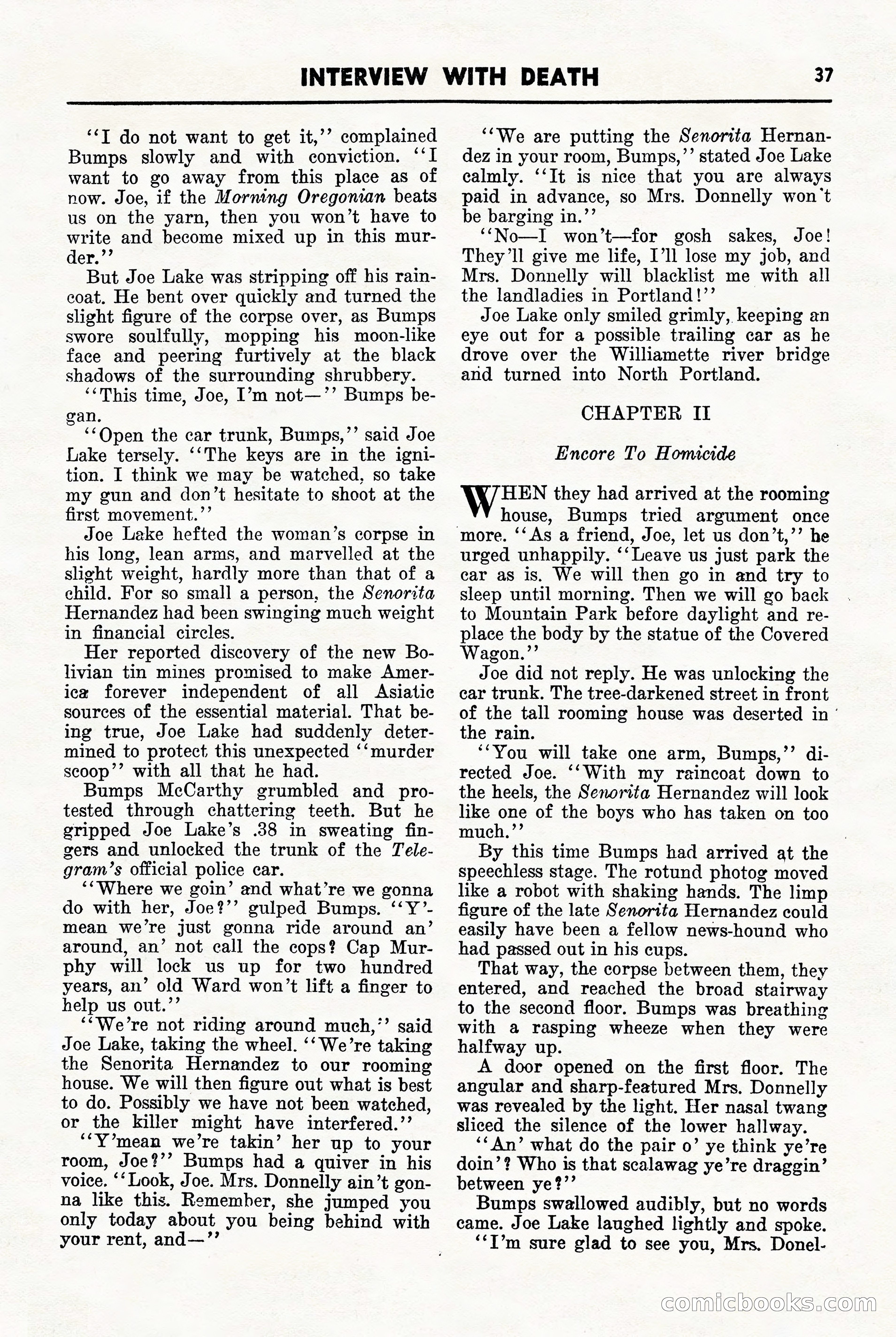 Super-Detective, November 1946 — page 37 of 132