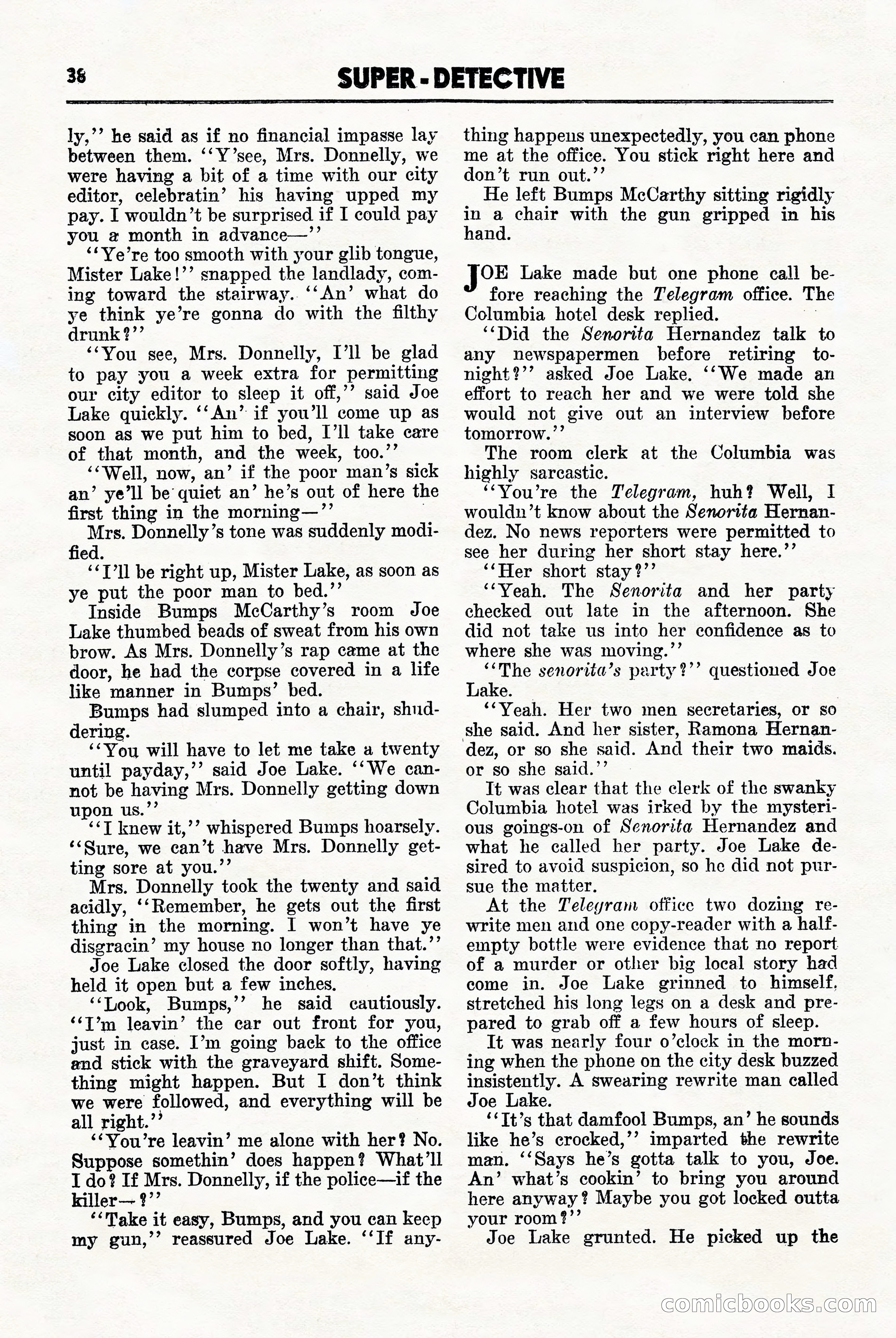 Super-Detective, November 1946 — page 38 of 132