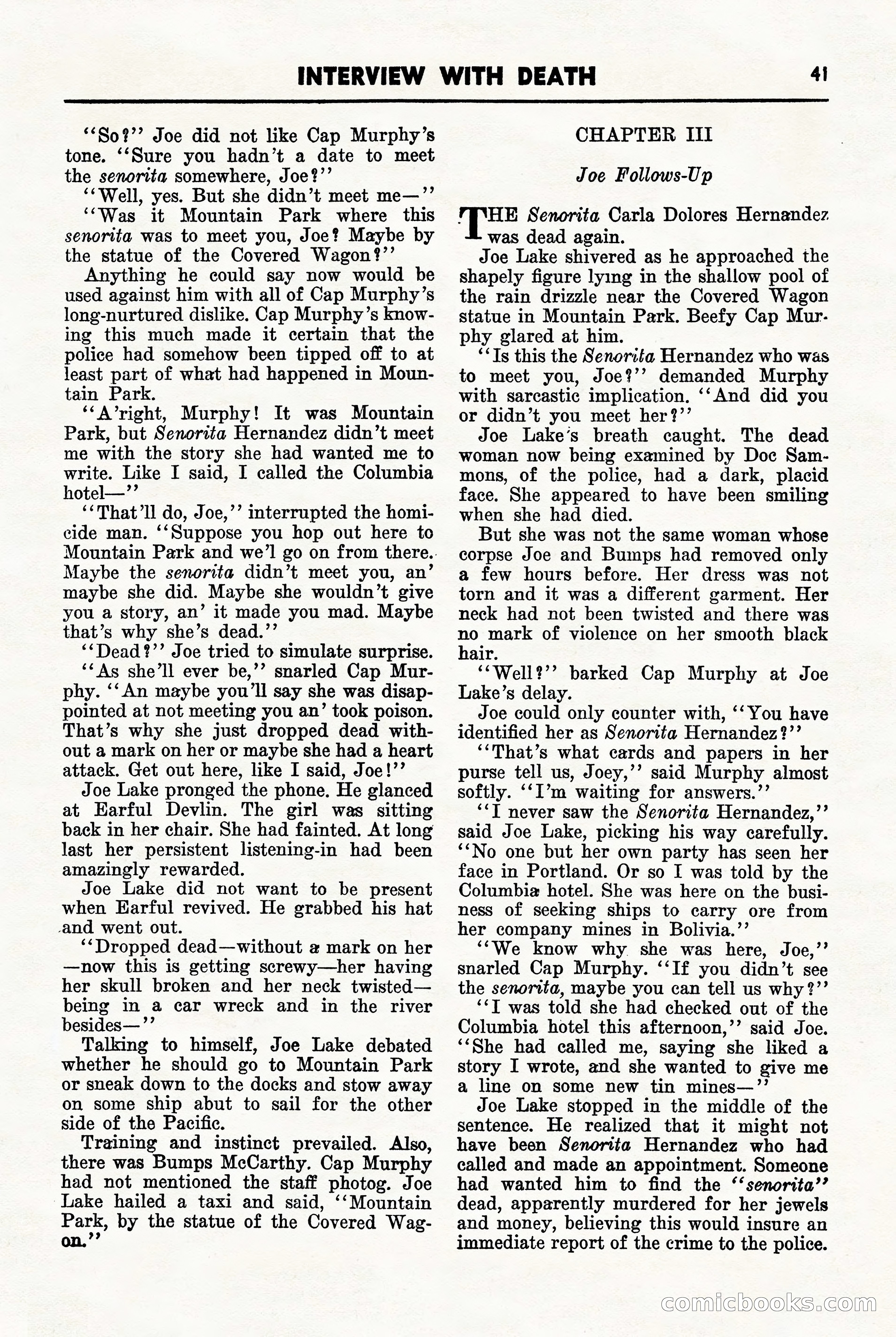 Super-Detective, November 1946 — page 41 of 132