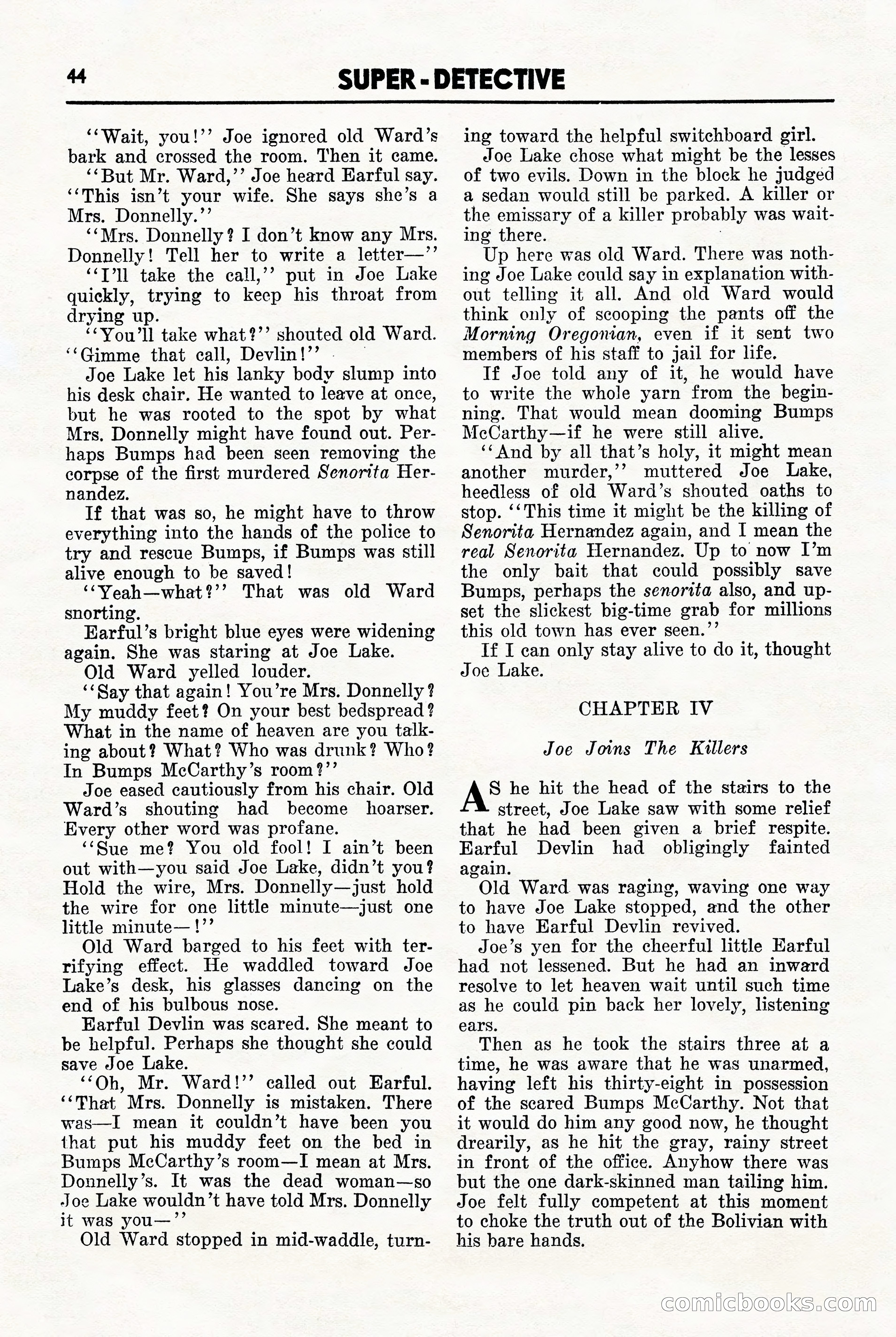 Super-Detective, November 1946 — page 44 of 132