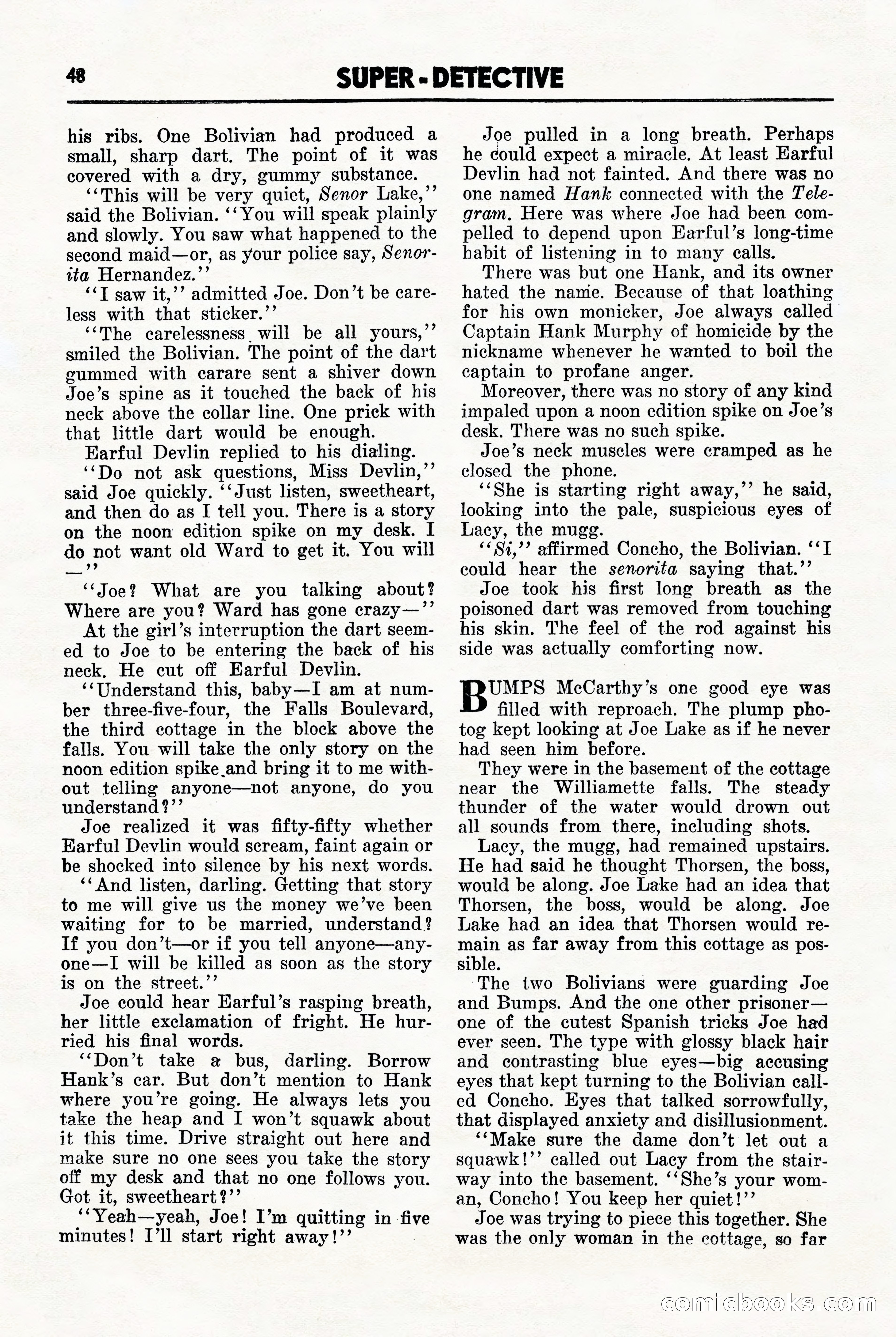 Super-Detective, November 1946 — page 48 of 132
