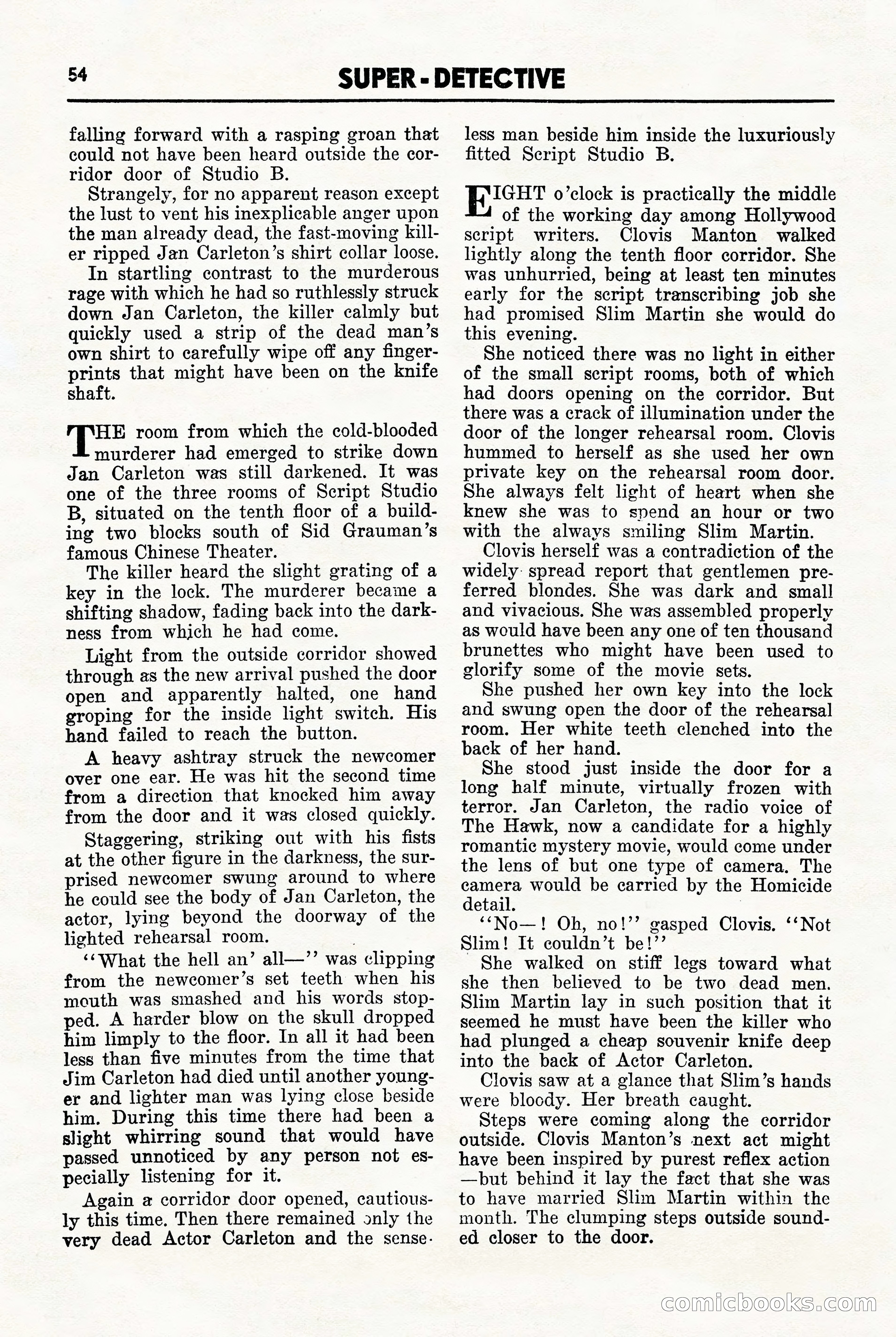 Super-Detective, November 1946 — page 54 of 132