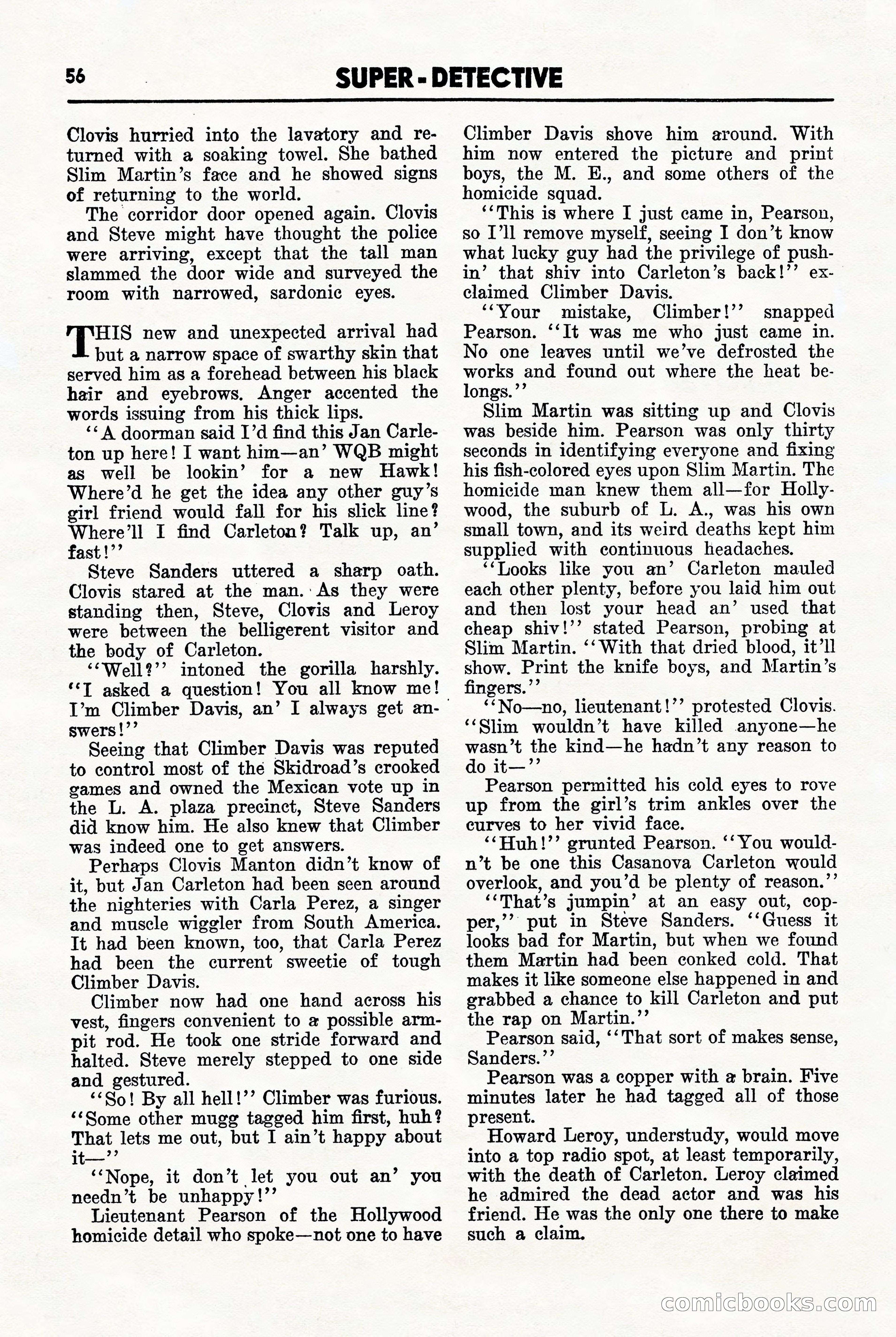 Super-Detective, November 1946 — page 56 of 132