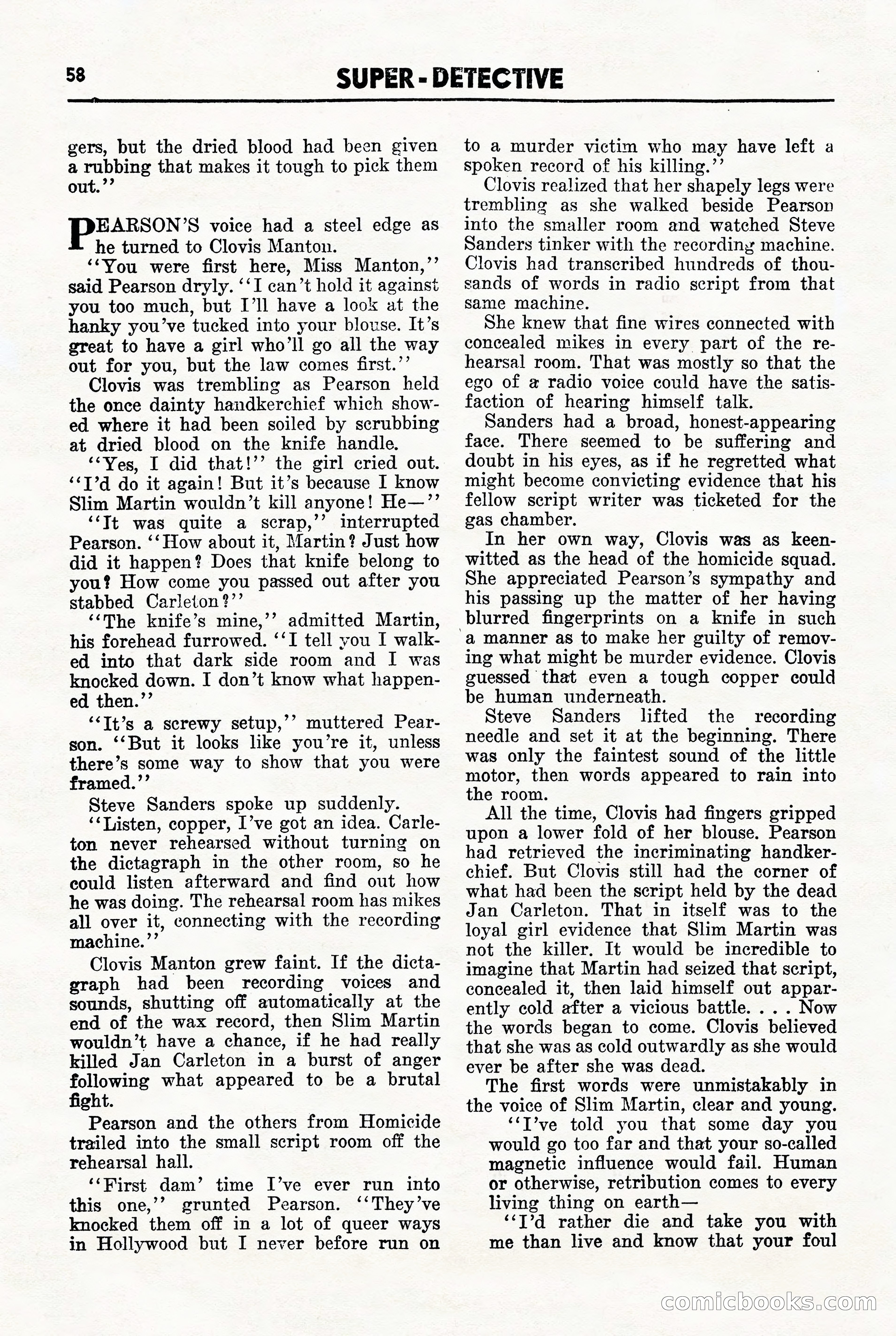 Super-Detective, November 1946 — page 58 of 132