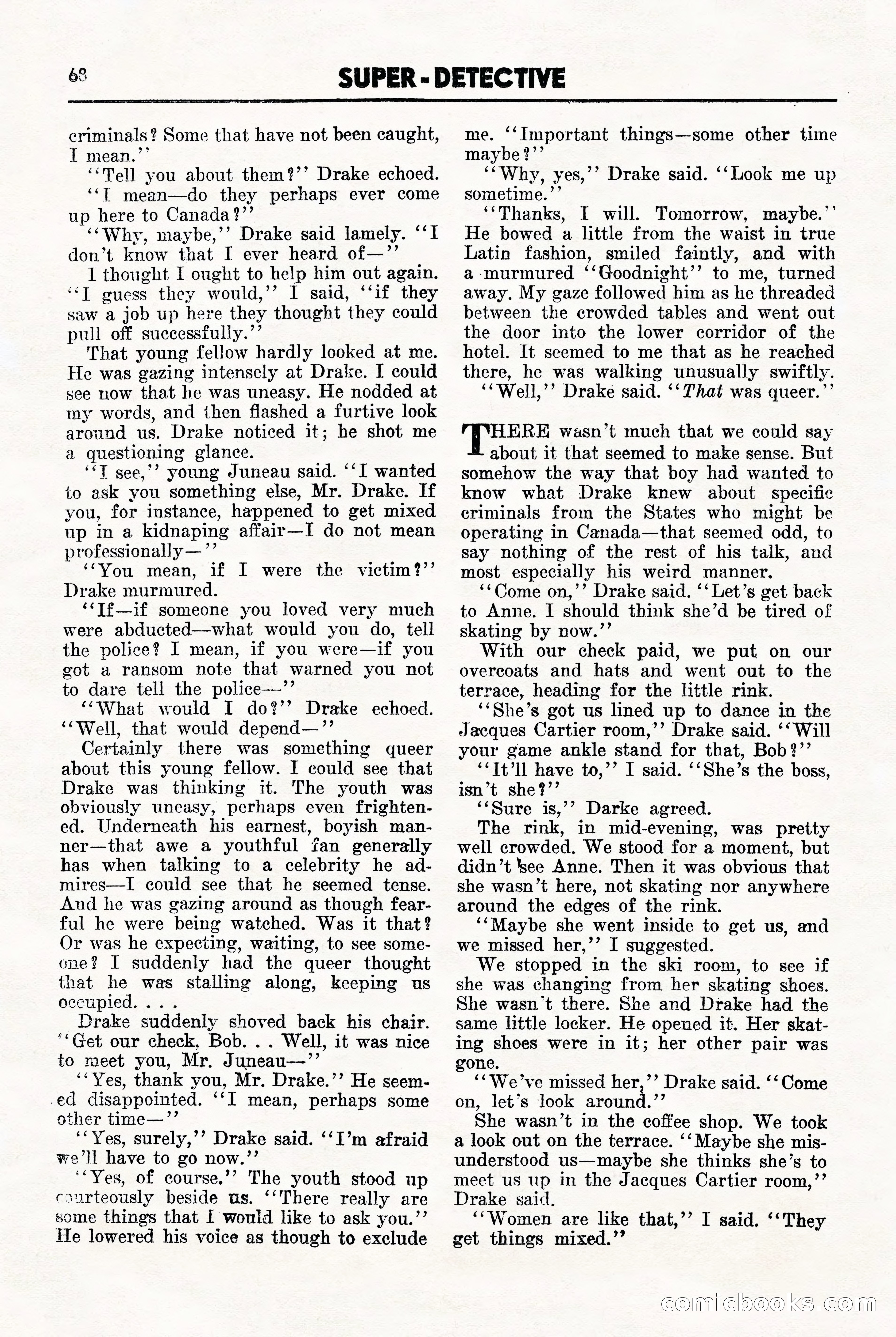 Super-Detective, November 1946 — page 68 of 132