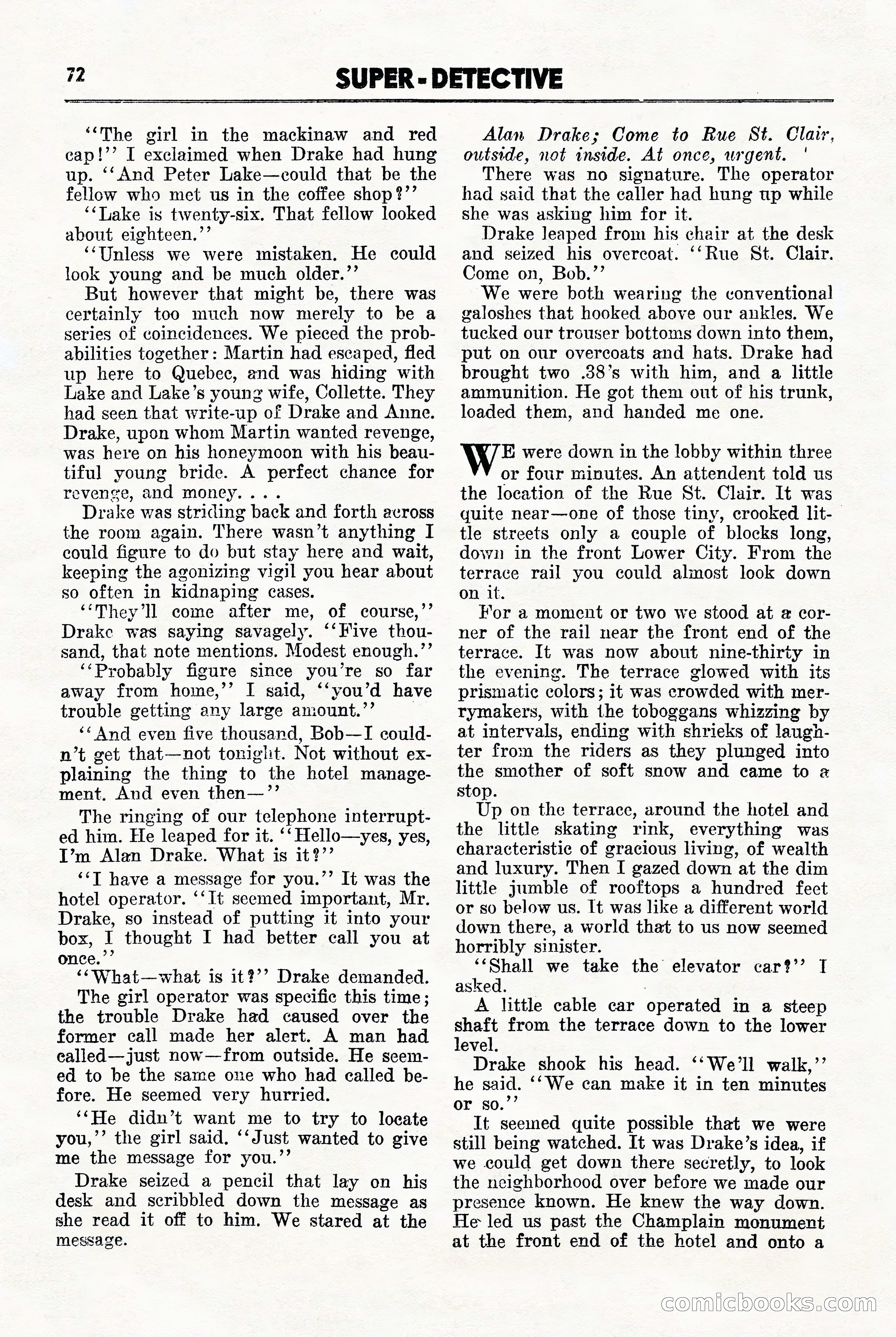 Super-Detective, November 1946 — page 72 of 132