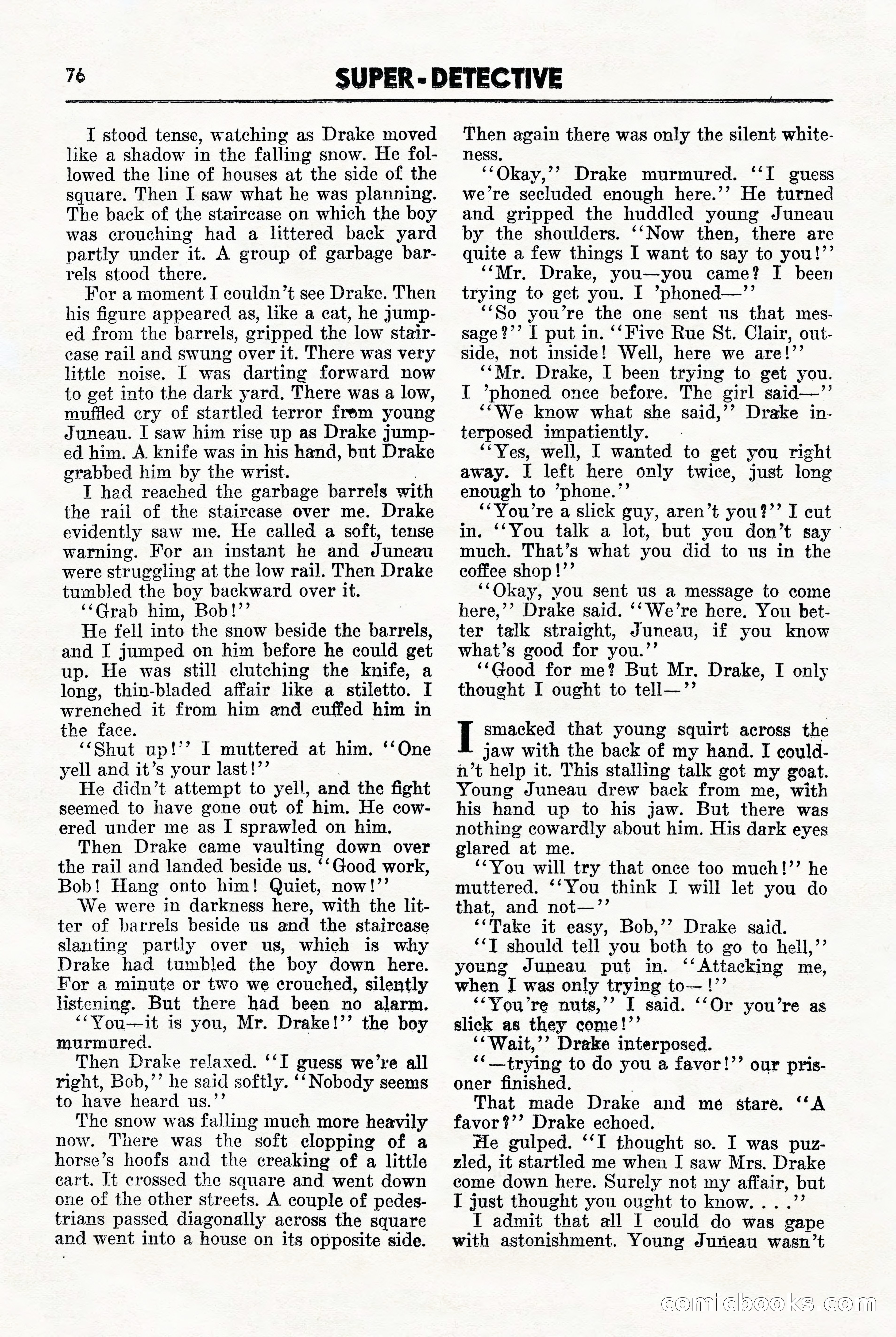 Super-Detective, November 1946 — page 76 of 132