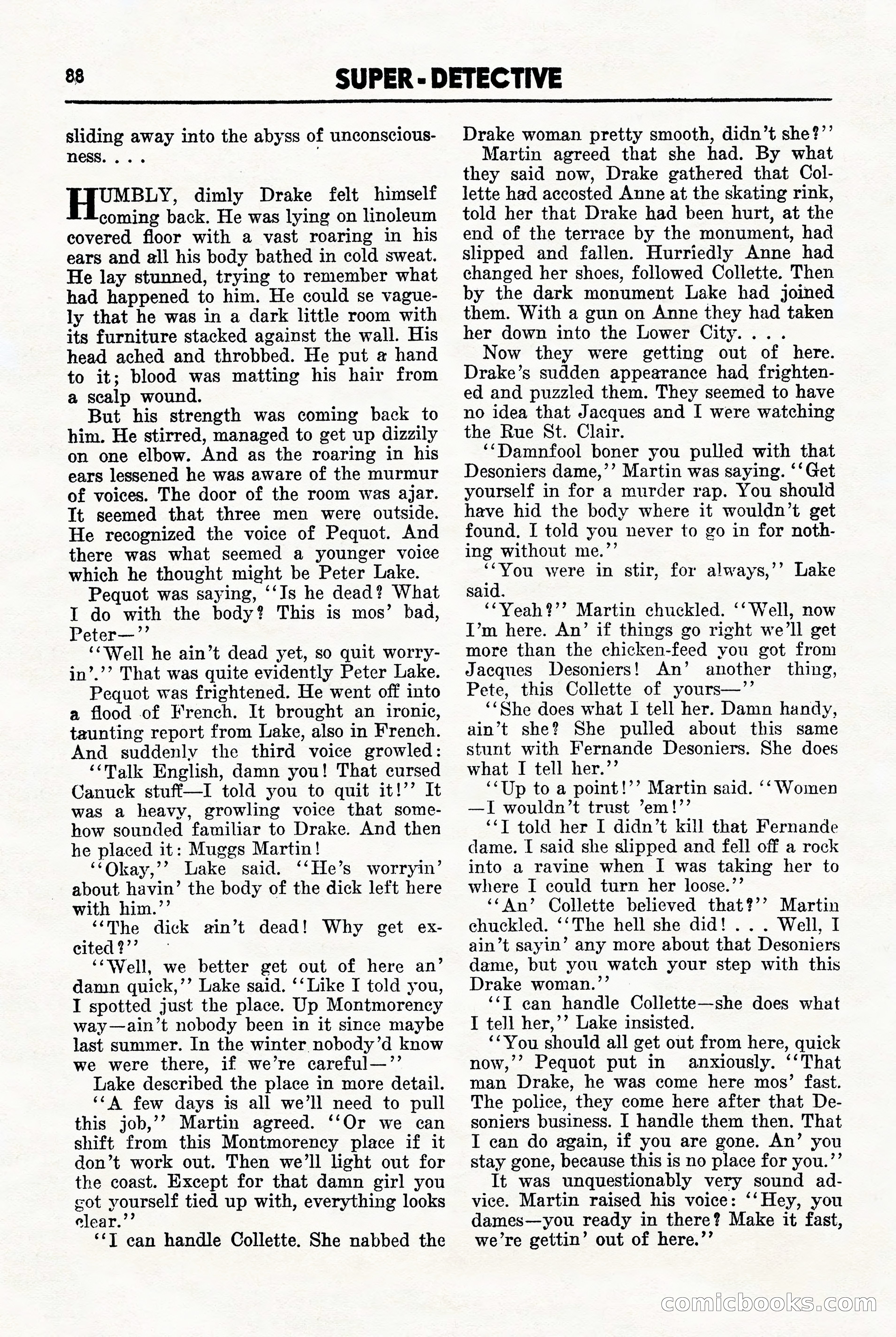 Super-Detective, November 1946 — page 88 of 132