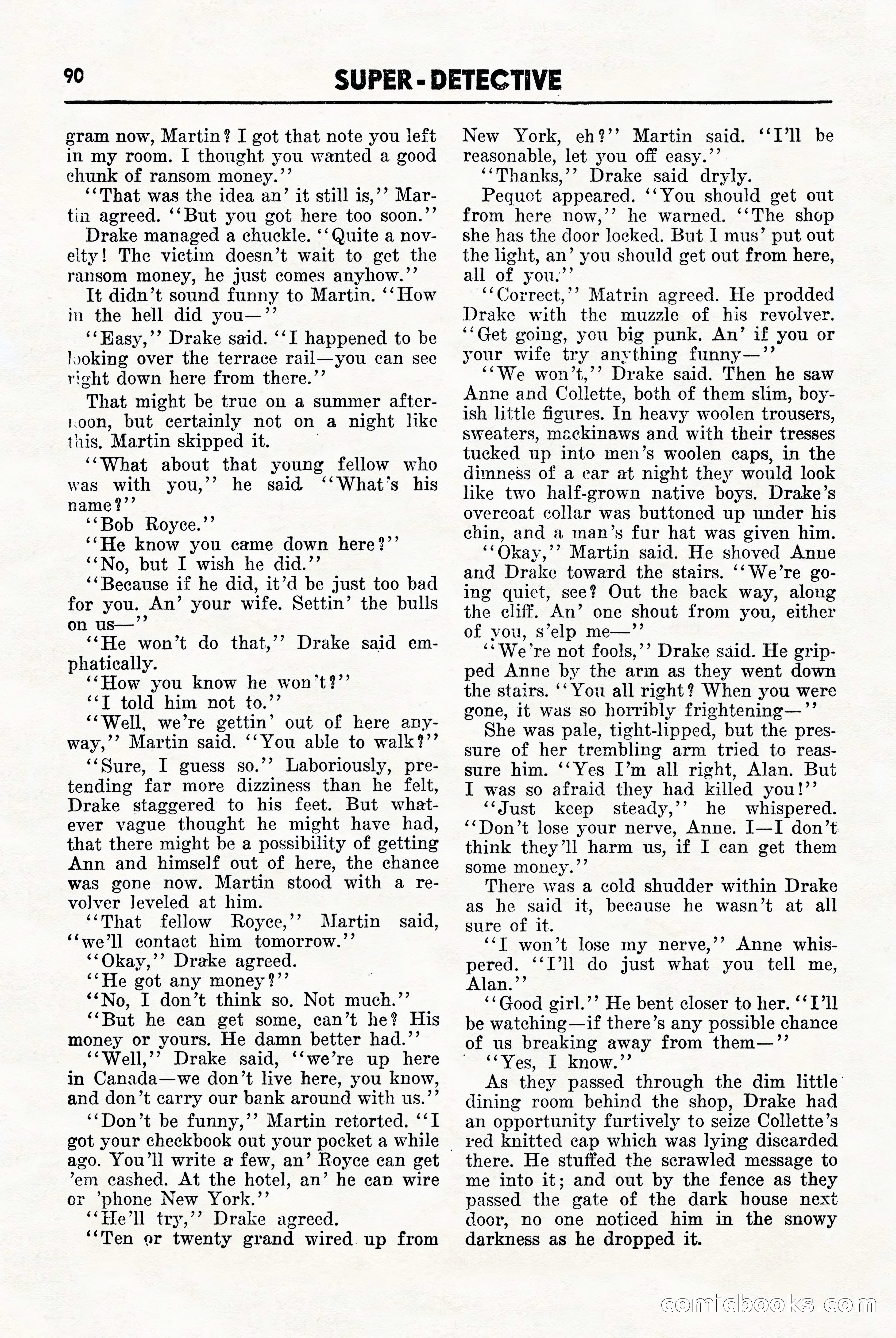 Super-Detective, November 1946 — page 90 of 132