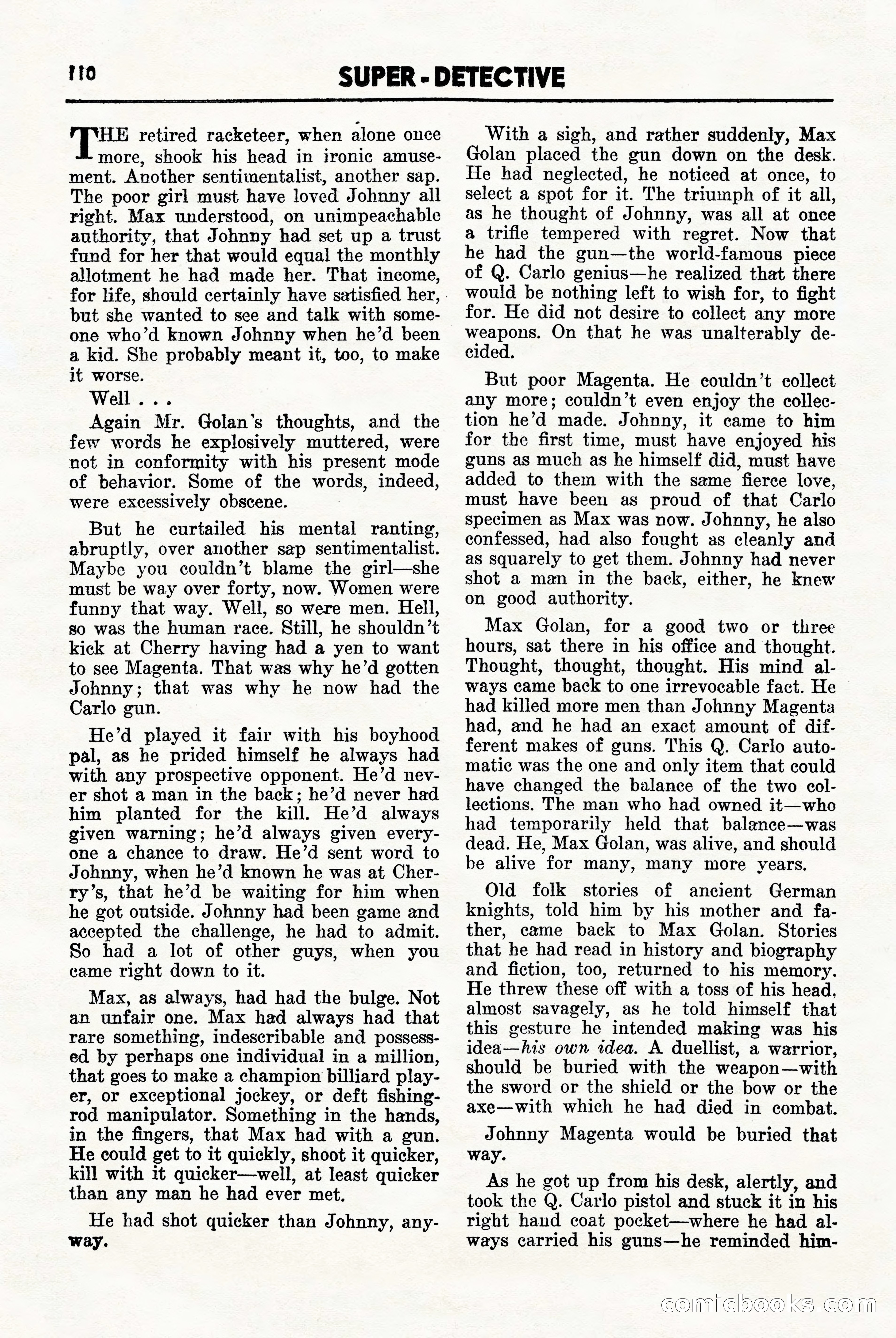 Super-Detective, November 1946 — page 110 of 132