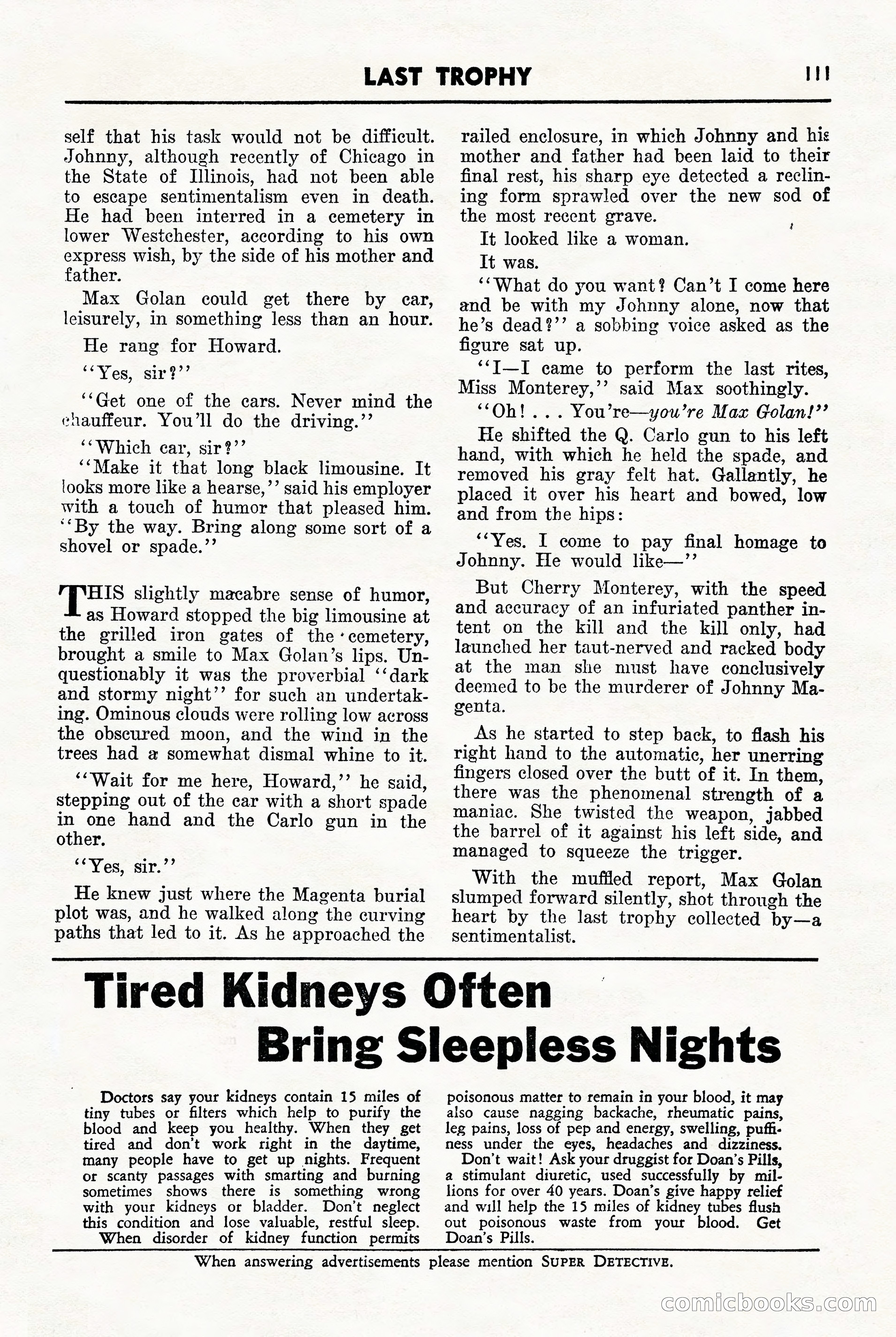 Super-Detective, November 1946 — page 111 of 132