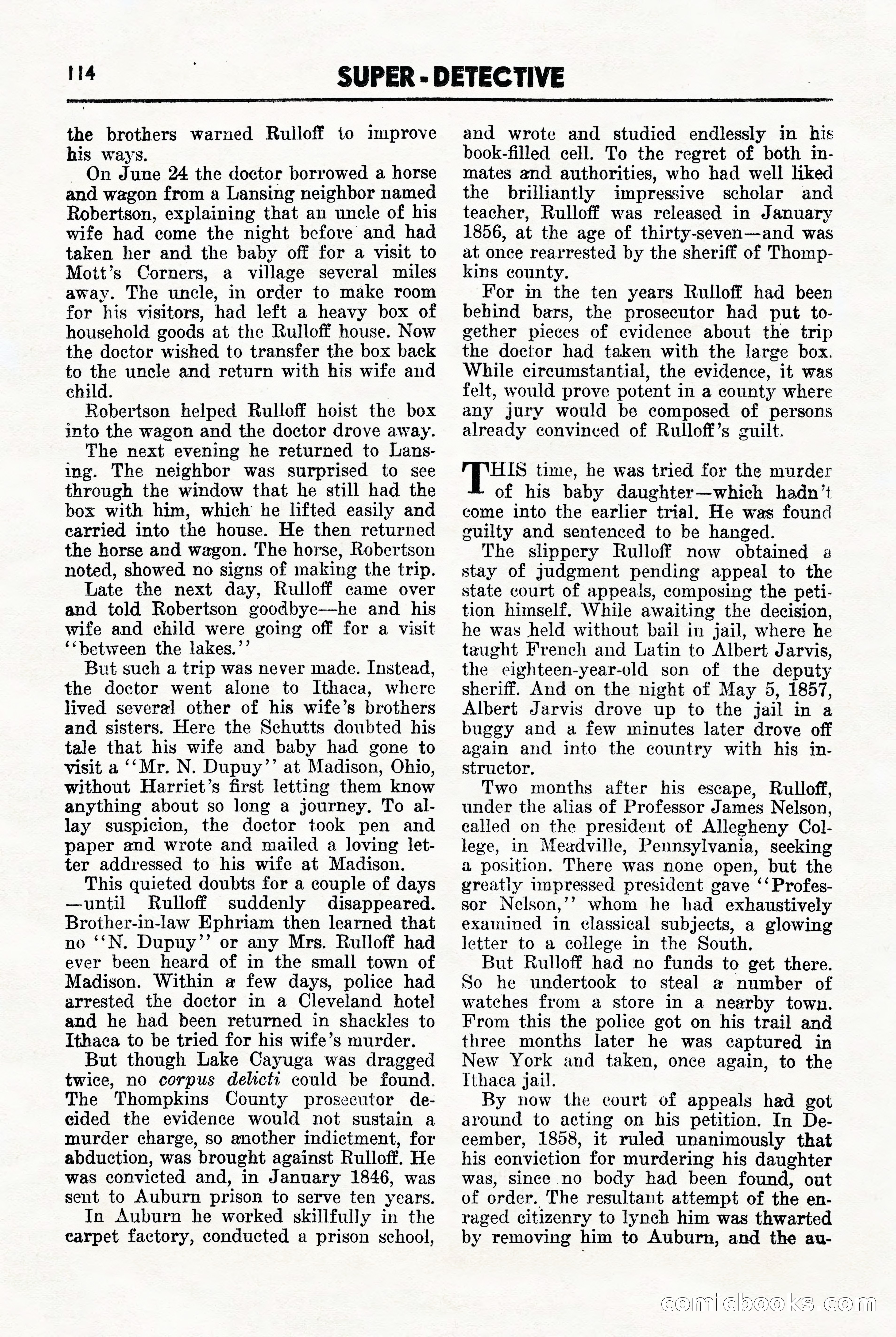 Super-Detective, November 1946 — page 114 of 132