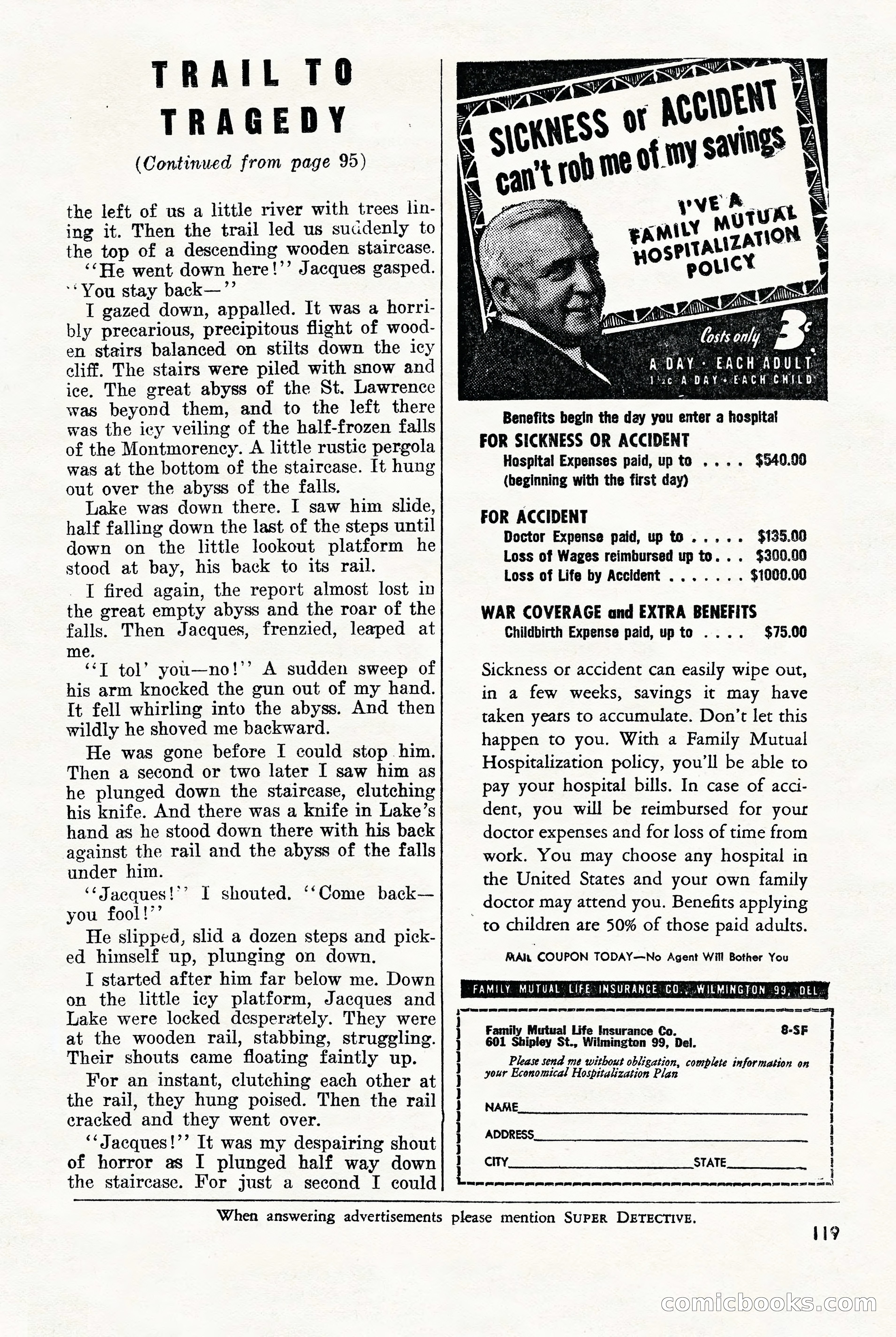 Super-Detective, November 1946 — page 119 of 132
