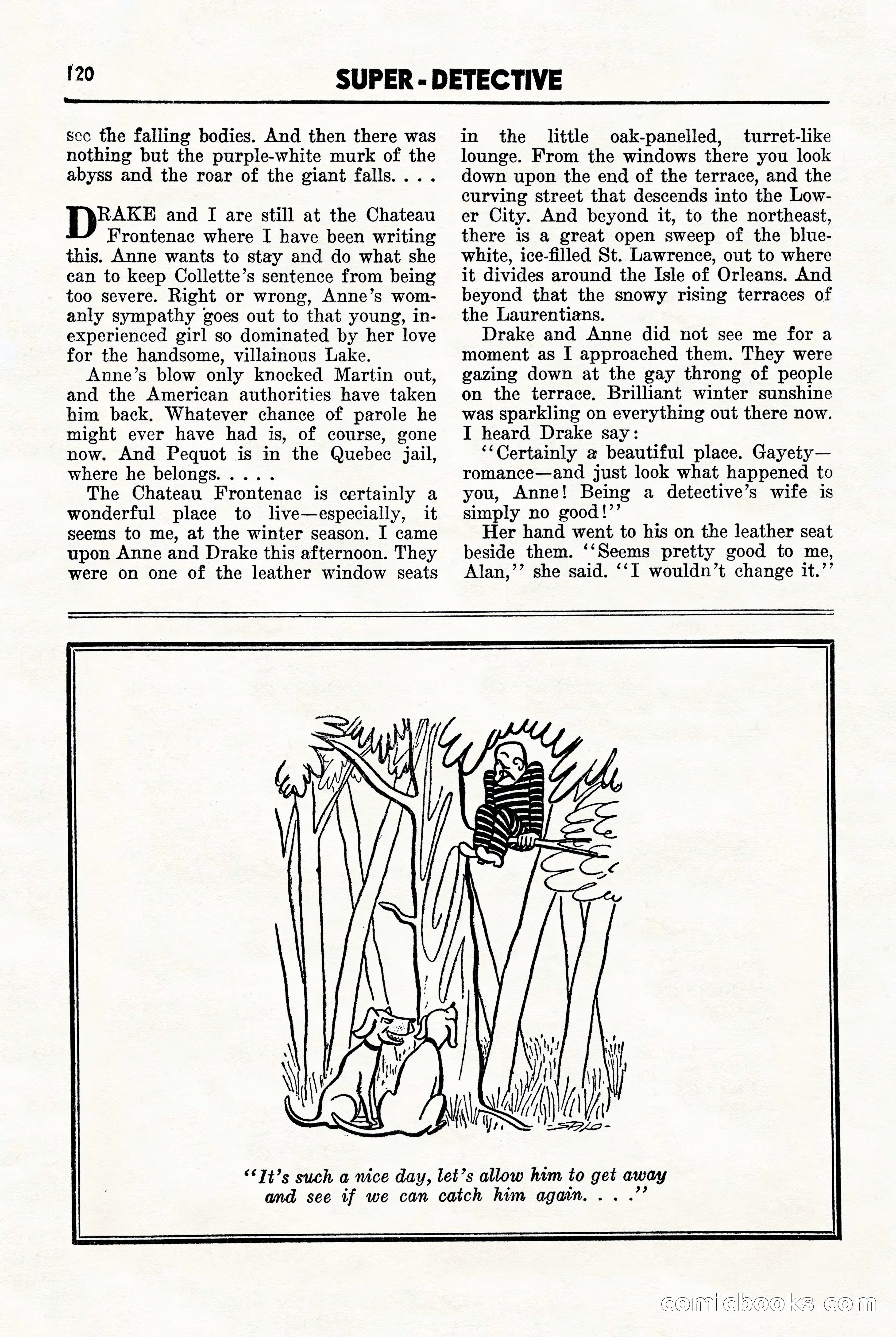 Super-Detective, November 1946 — page 120 of 132