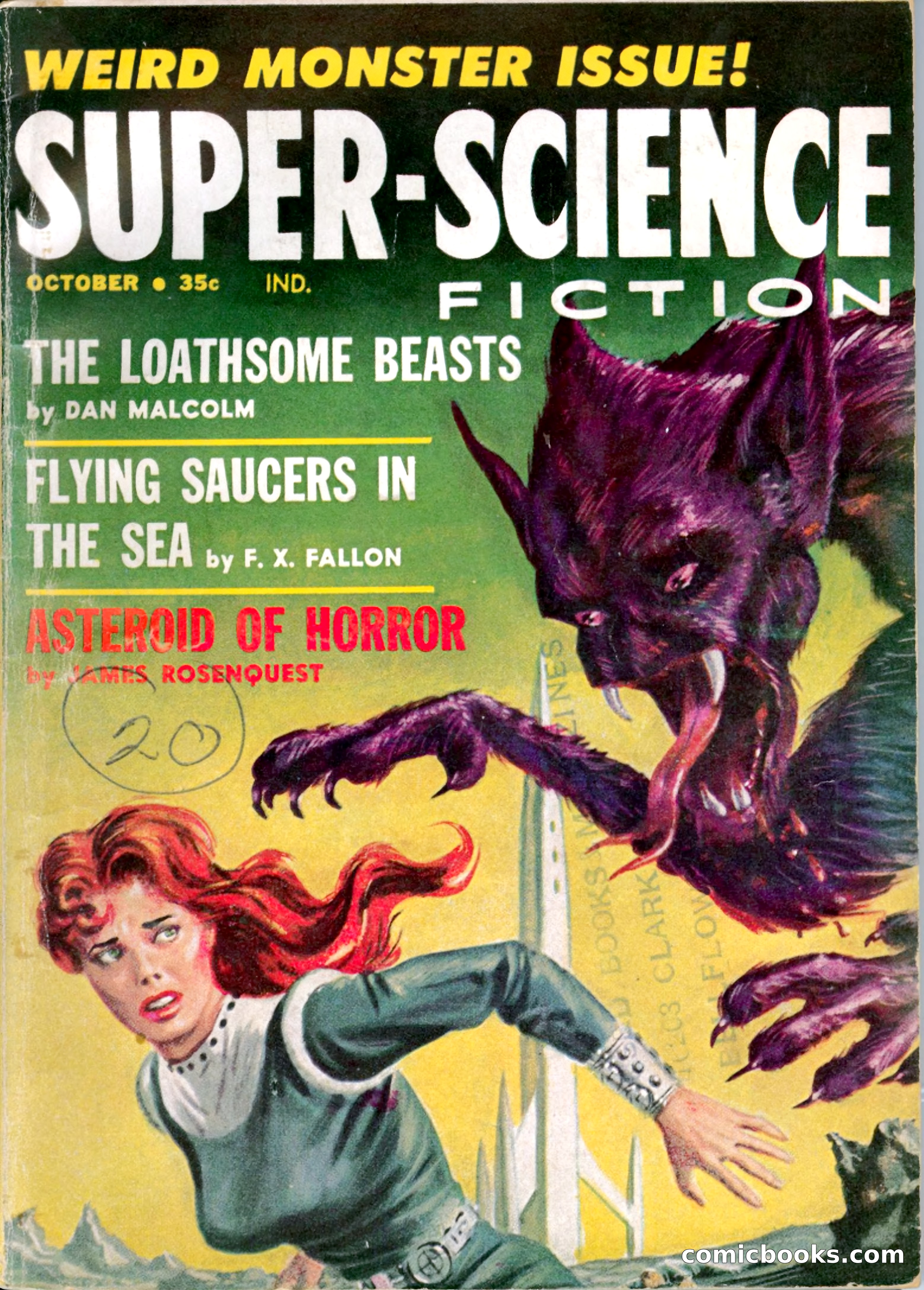 Super-Science Fiction, October 1959 — page 1 of 132