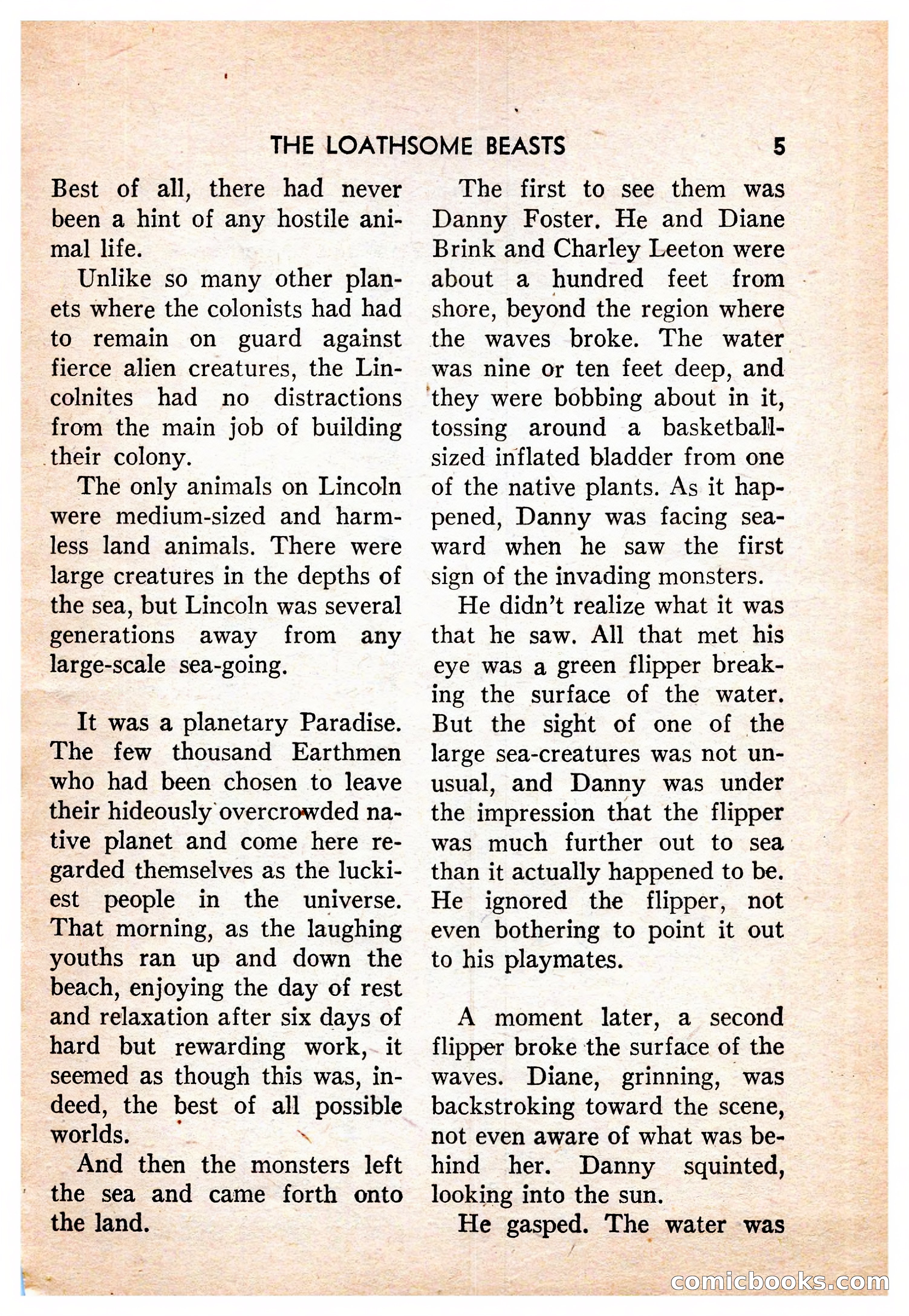 Super-Science Fiction, October 1959 — page 7 of 132