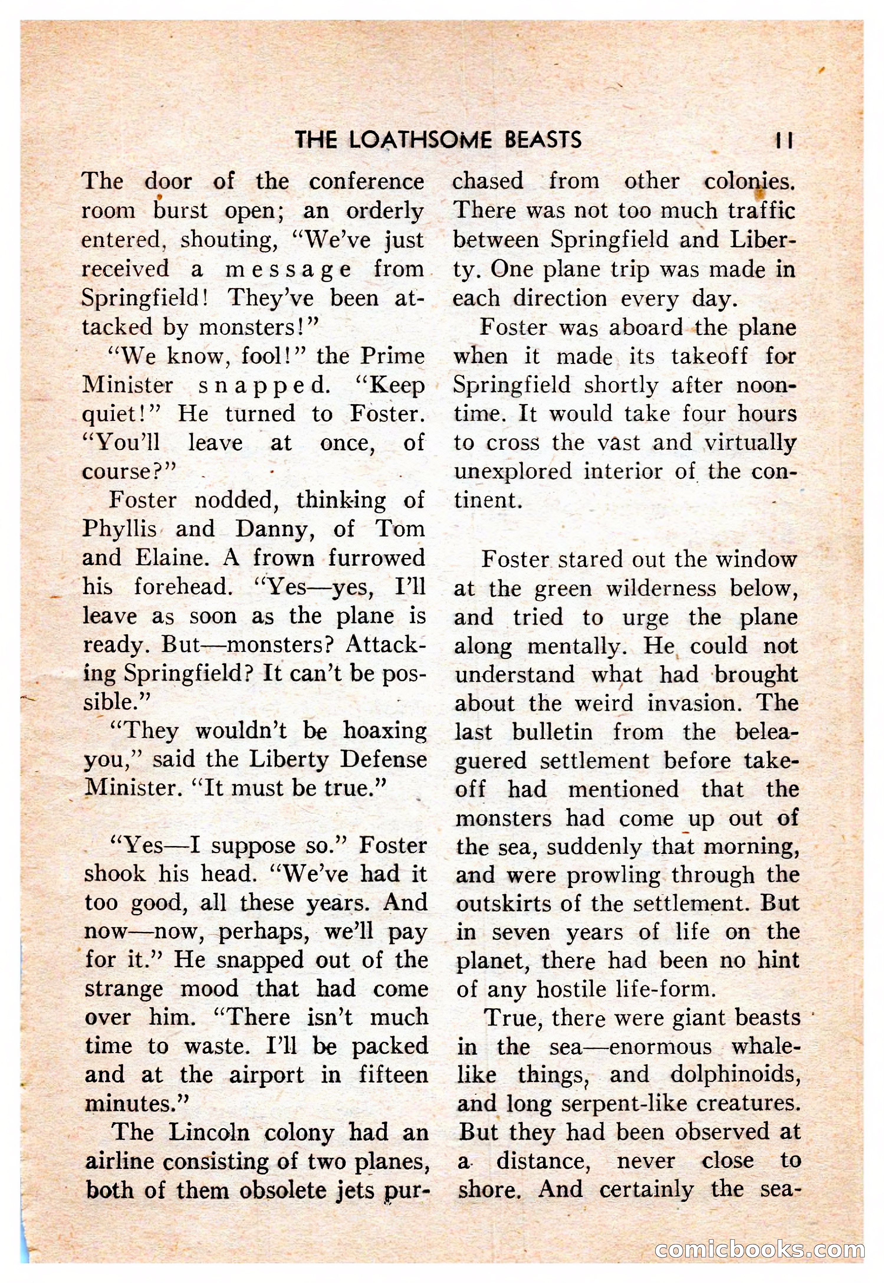 Super-Science Fiction, October 1959 — page 13 of 132