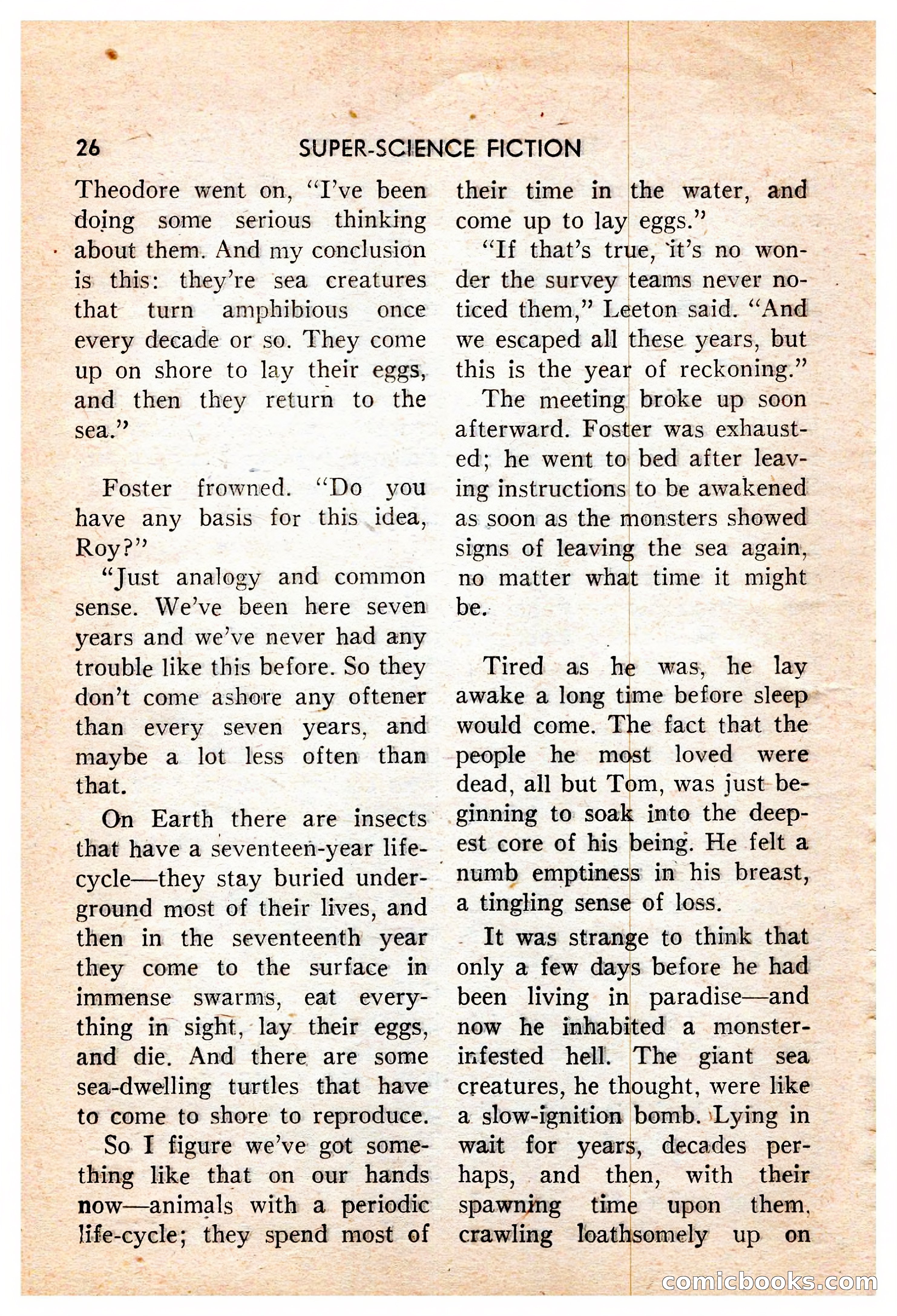 Super-Science Fiction, October 1959 — page 28 of 132