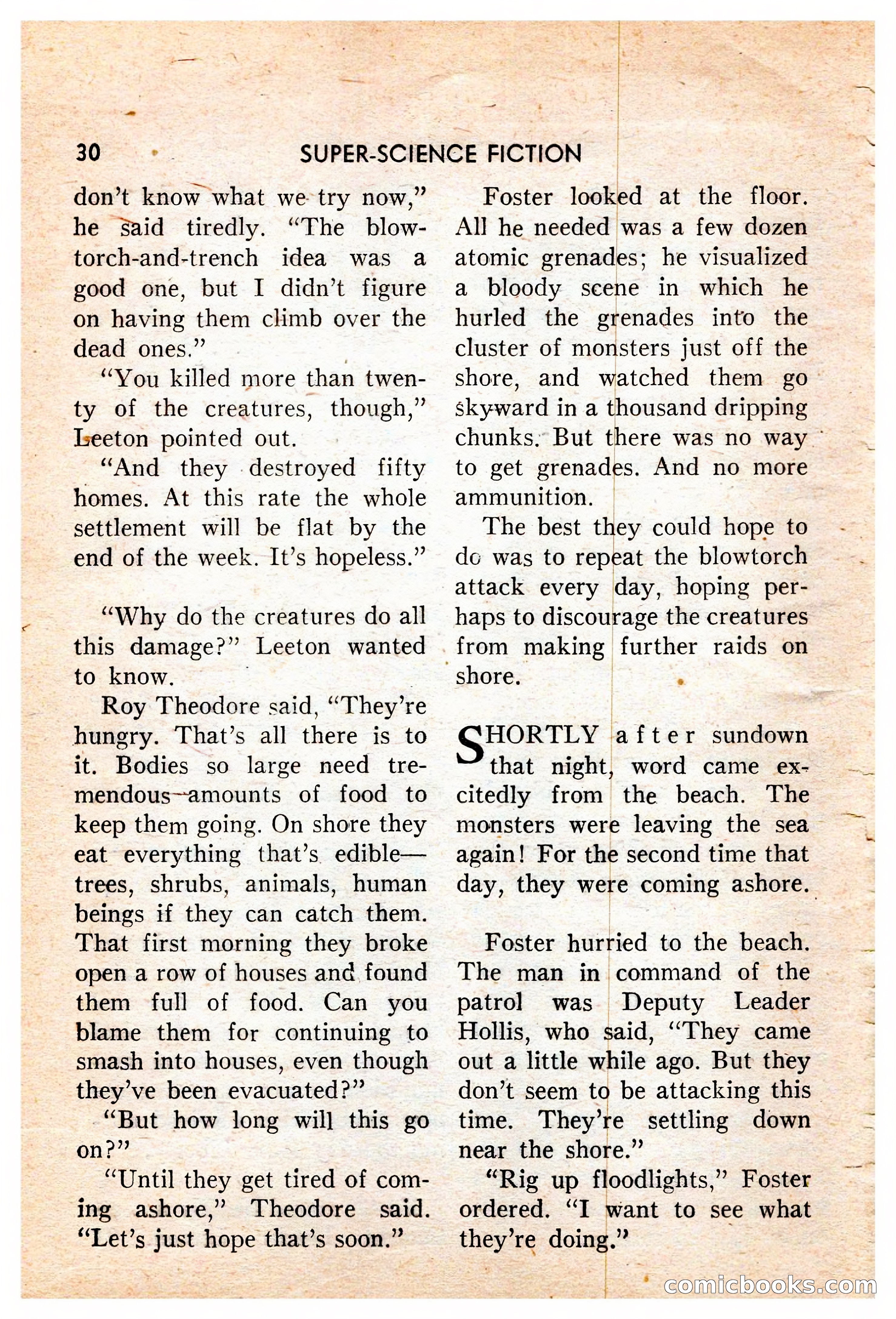 Super-Science Fiction, October 1959 — page 32 of 132