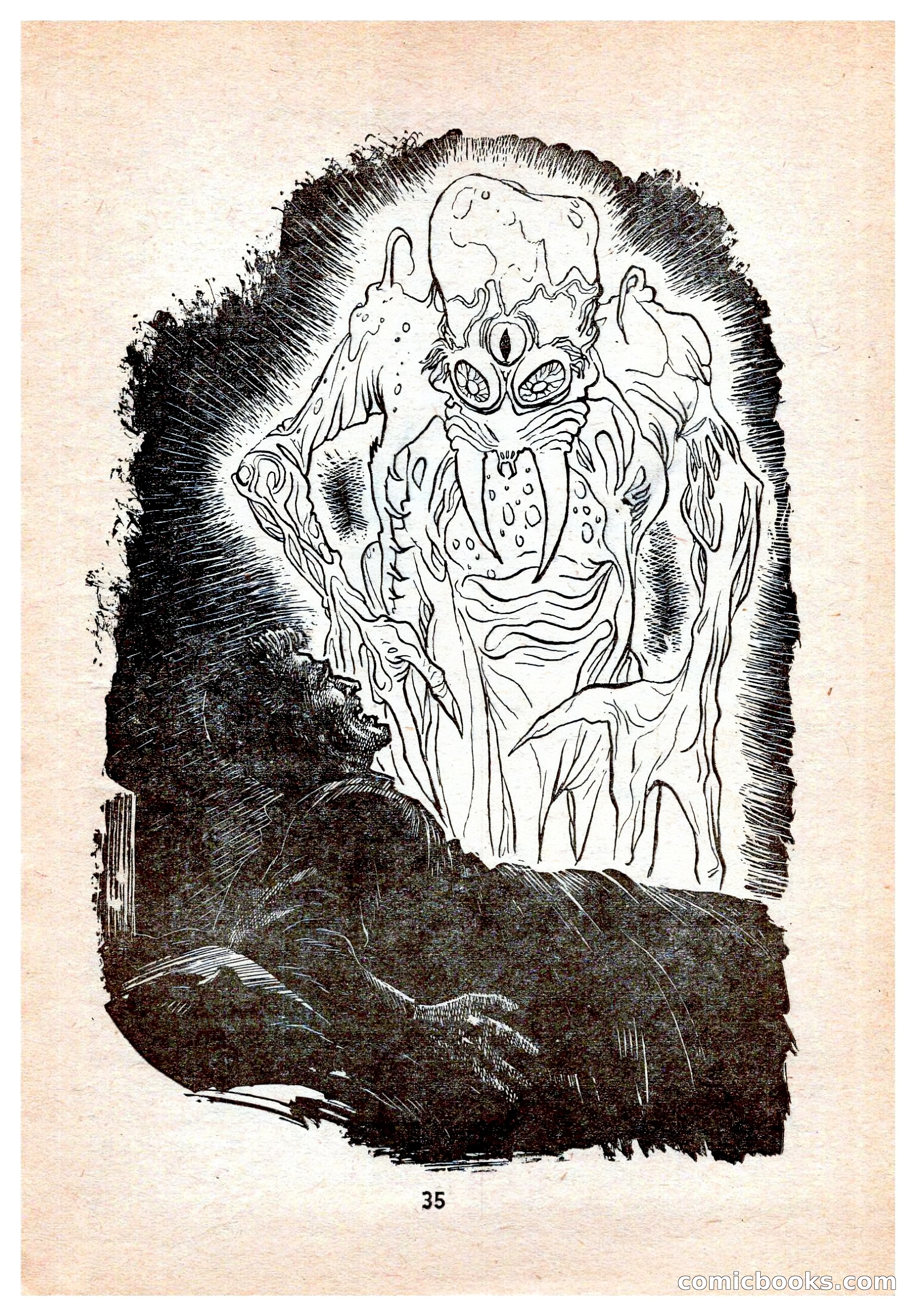 Super-Science Fiction, October 1959 — page 37 of 132